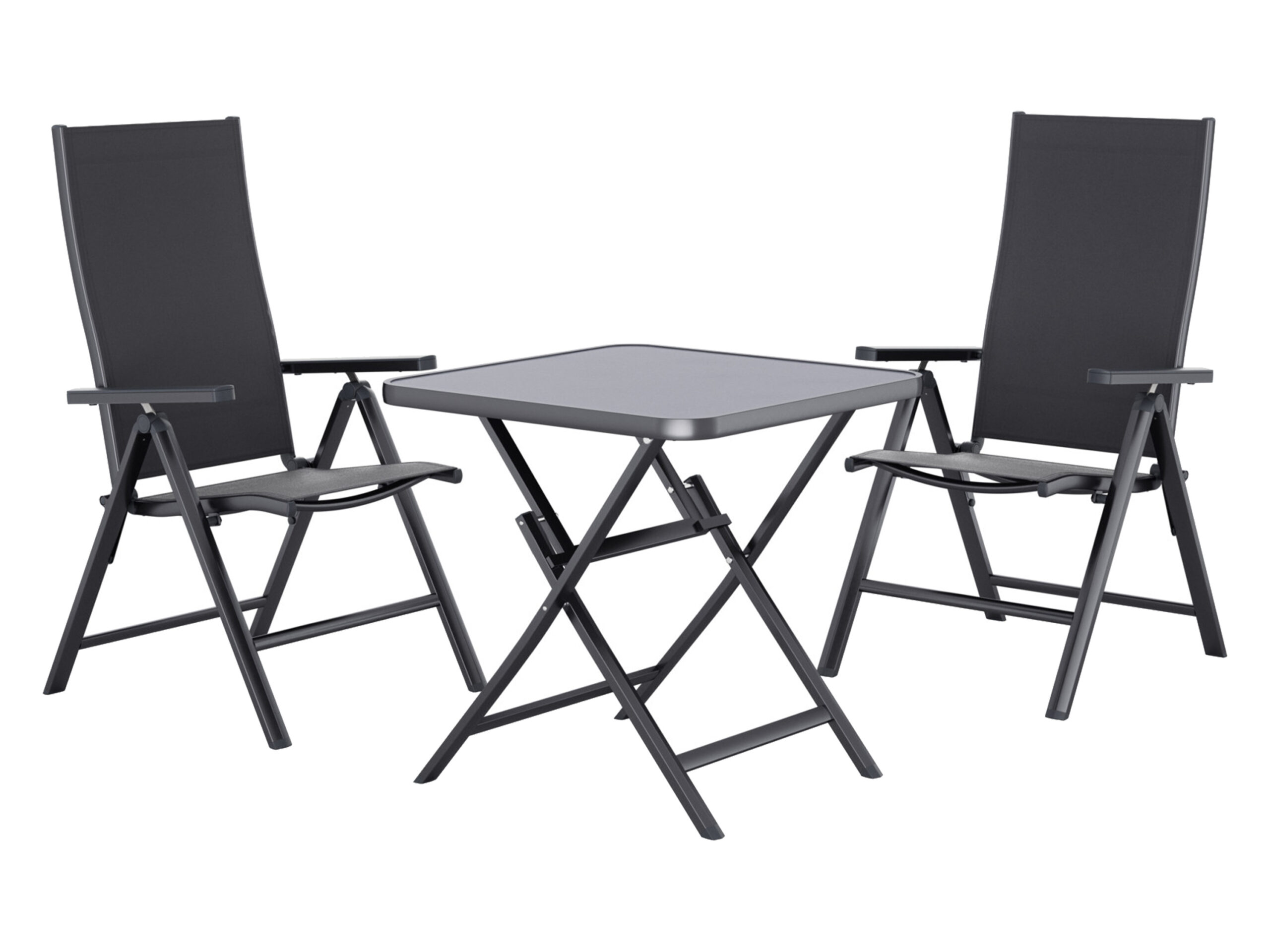 LIVARNO 2 Aluminium Tuinstoelen Houston Set