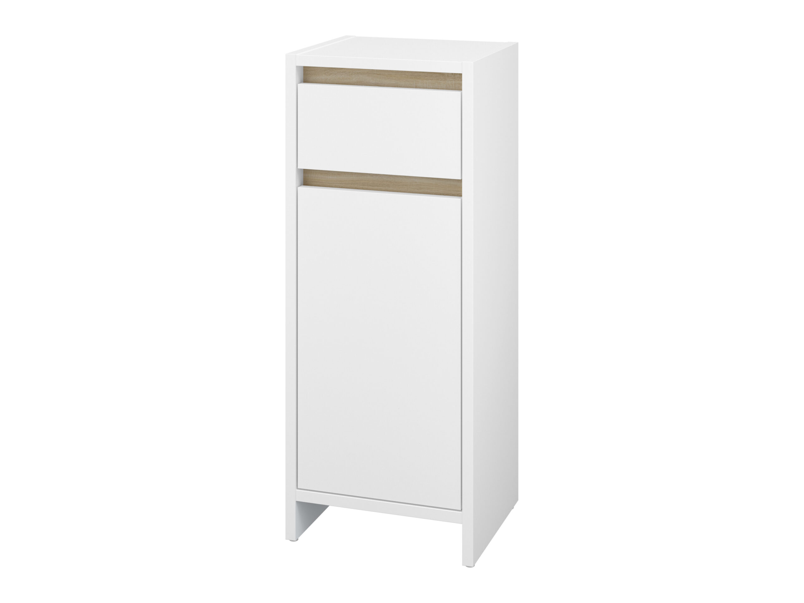 LIVARNO Badkamerkast met 1 deur en 1 lade Oslo, wit (4054599426440)
