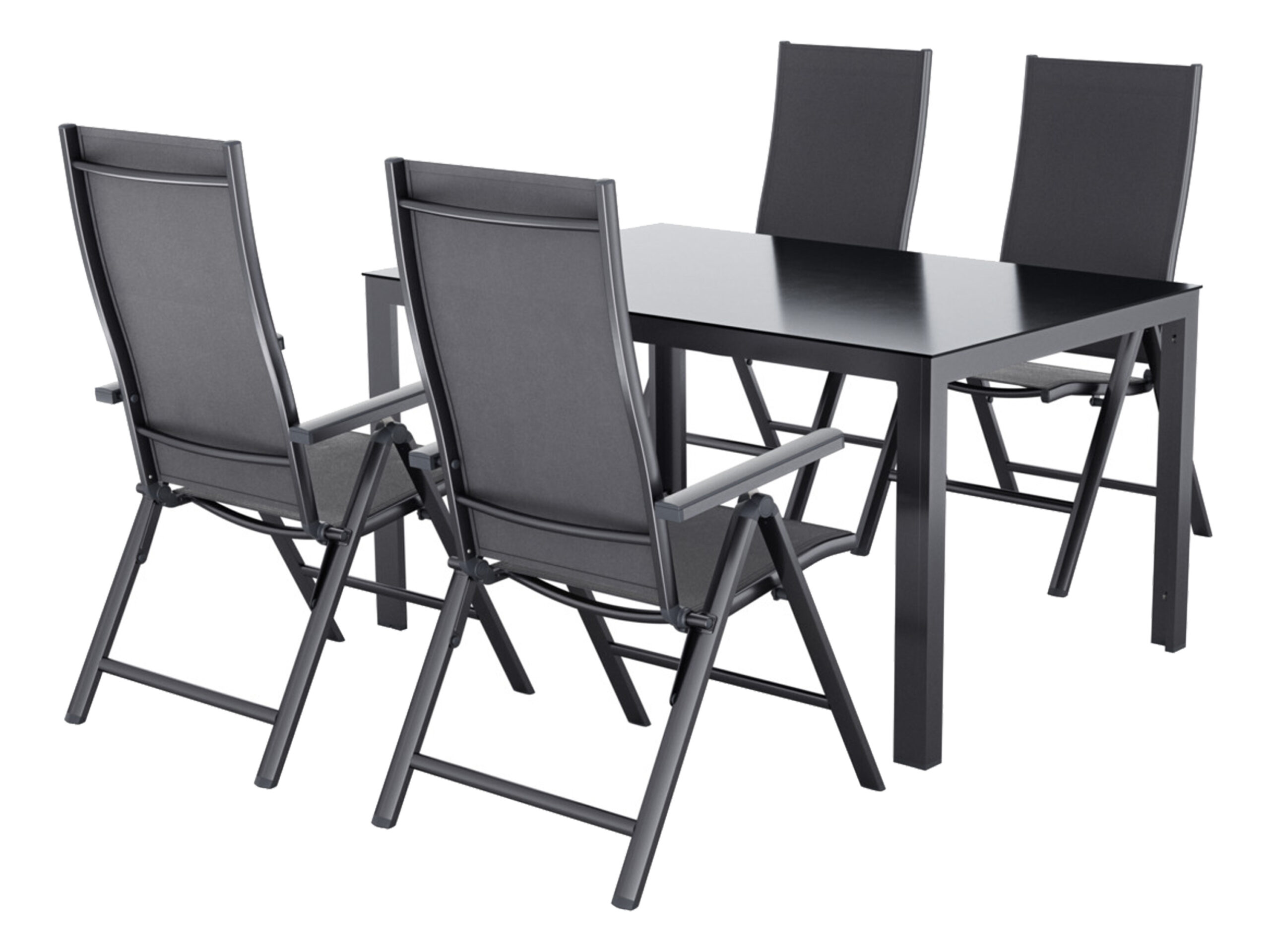 LIVARNO HOME 2 Aluminium Tuinstoelen Houston Set (0000800012166)
