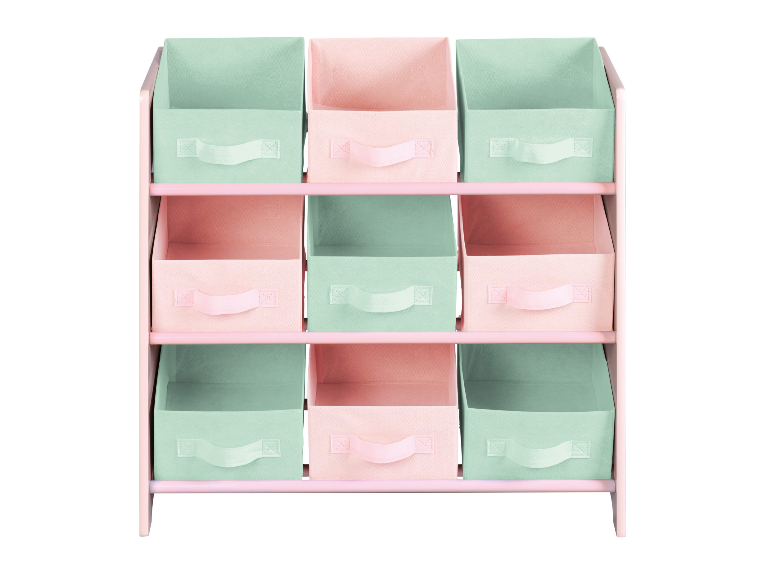 LIVARNO Kinder opbergkast met textiele boxen (Roze) (4054599414058)