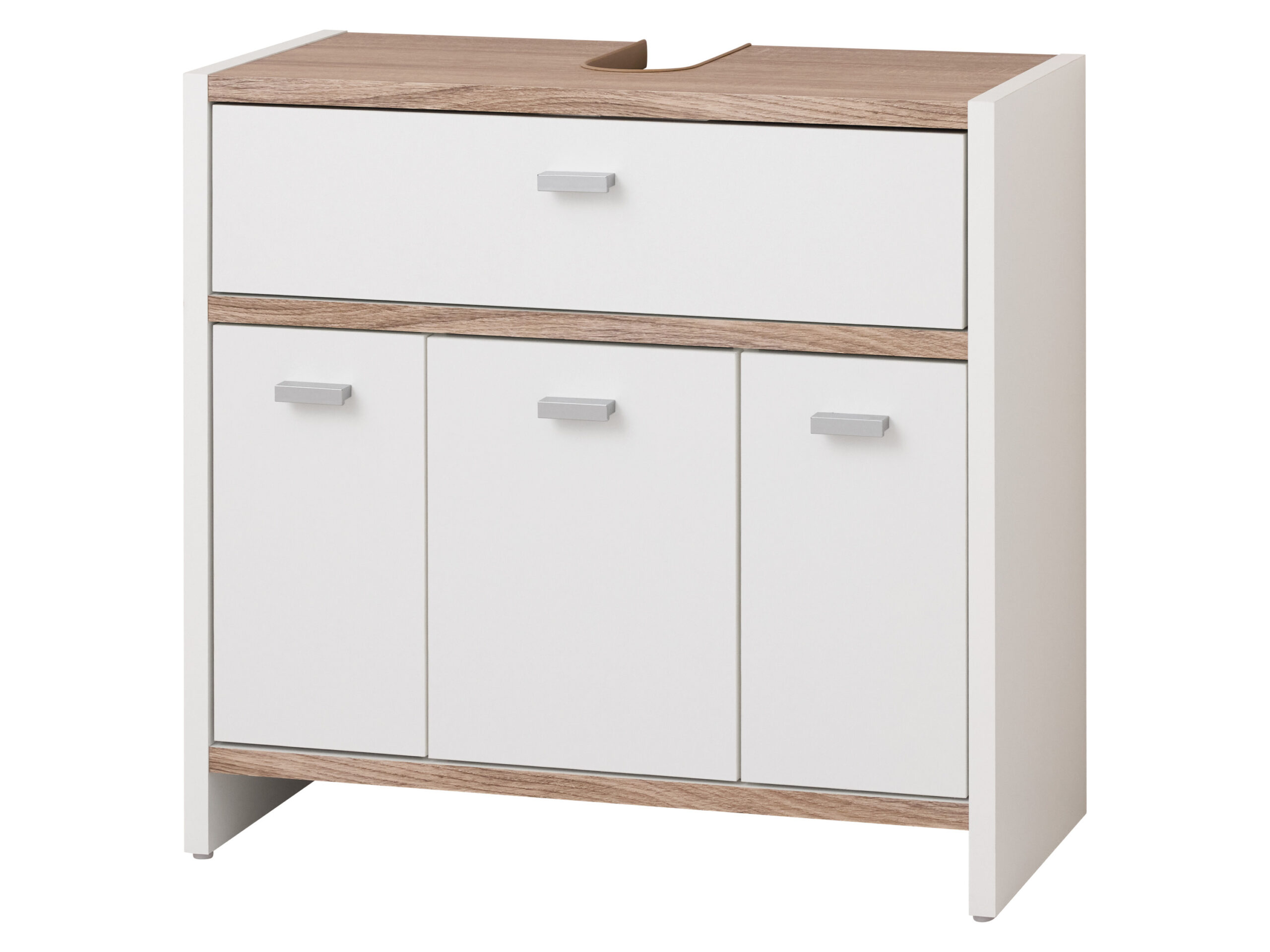 LIVARNO Onderkast wastafel Boston, wit (4054599426495)