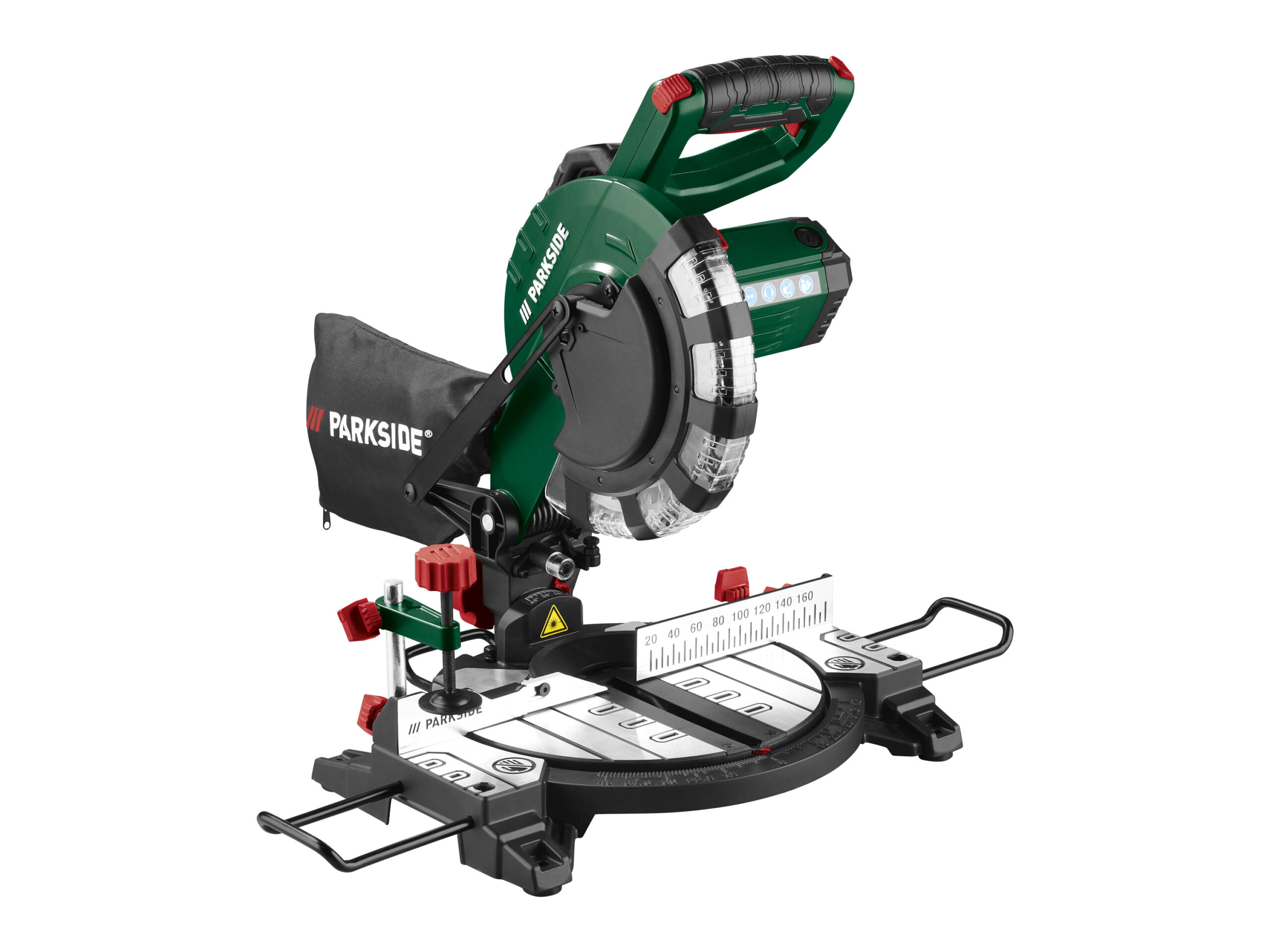 PARKSIDE Afkortzaag met verstekfunctie 1500 W - zaagblad 210 mm (4052916871928)