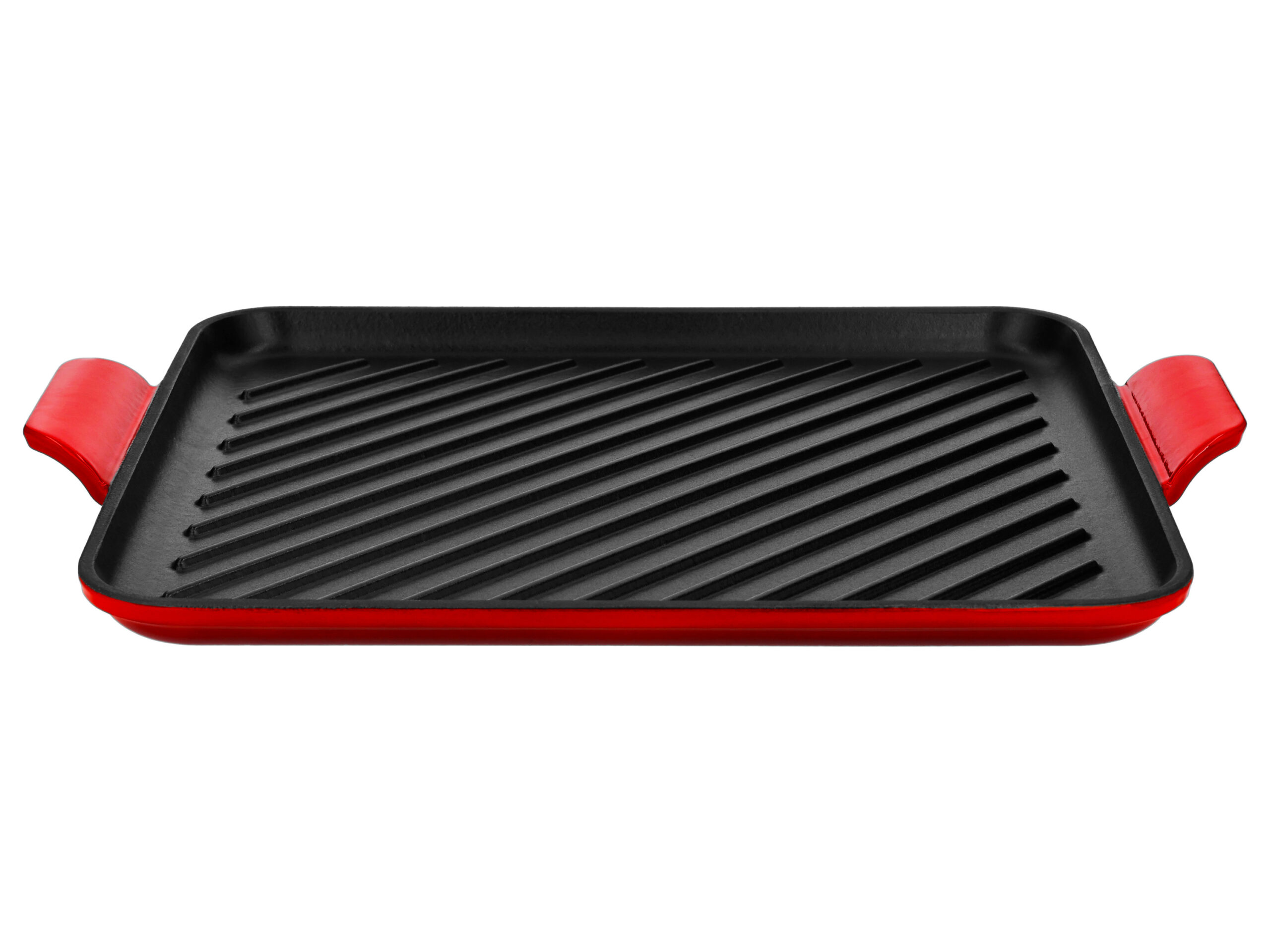 SILVERCREST Gietijzeren grillplaat of pizzaplaat (Grillplaat/rood) (4054599409474)