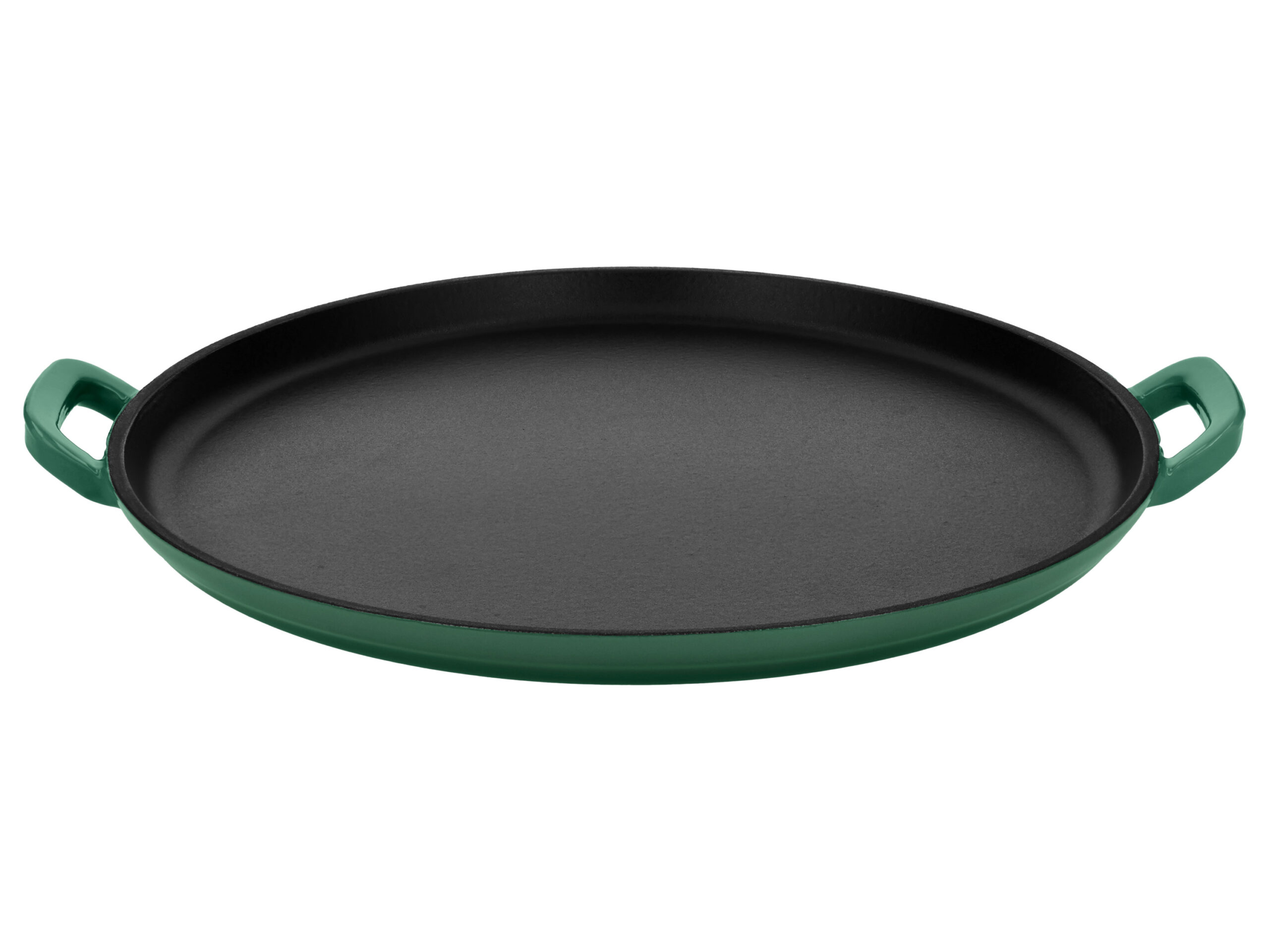 SILVERCREST Gietijzeren grillplaat of pizzaplaat (Pizzaplaat/groen) (4054599409481)