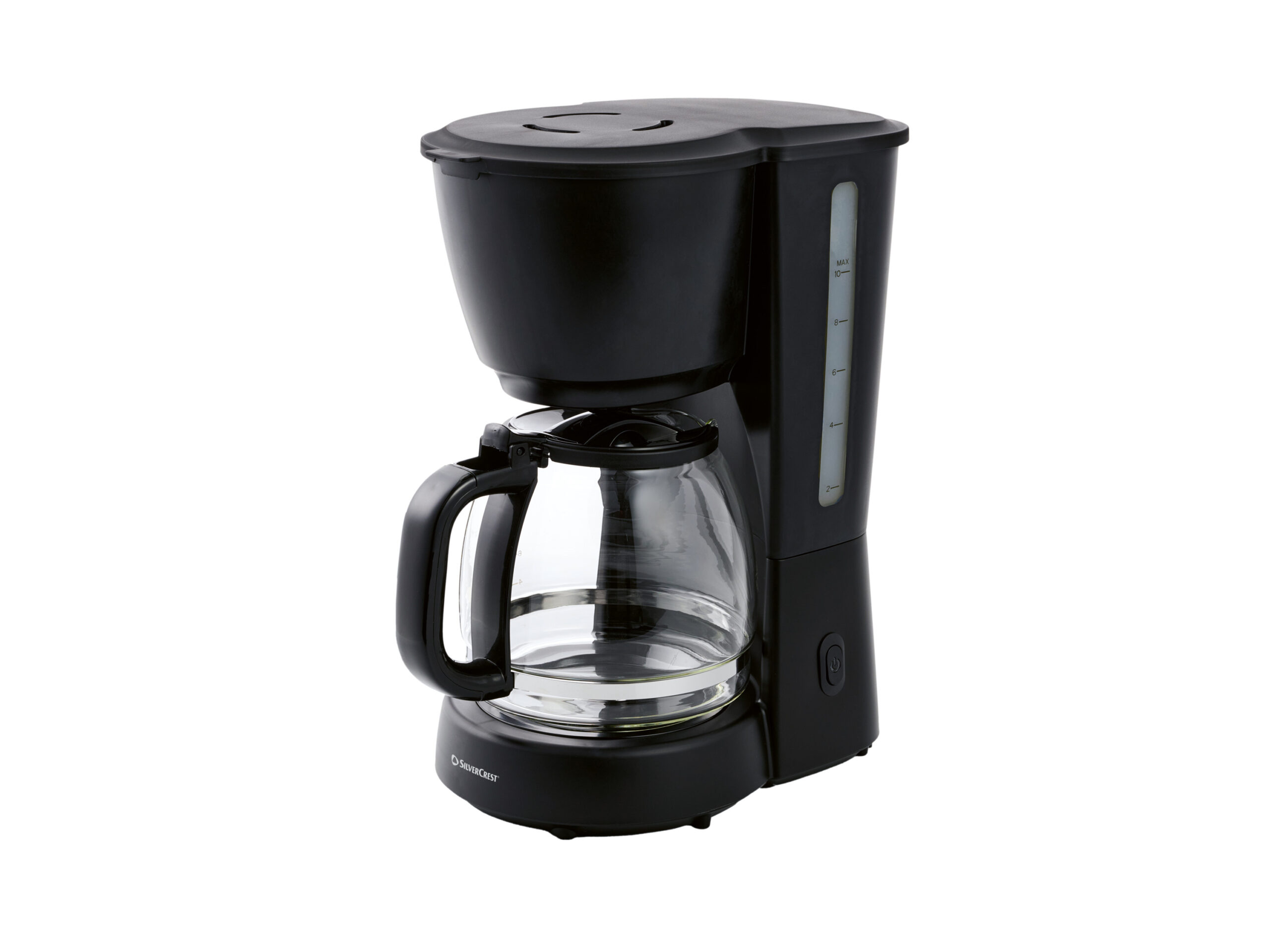 SILVERCREST Koffiezetapparaat met filter en glazen kan, 10 kopjes (4054599416786)