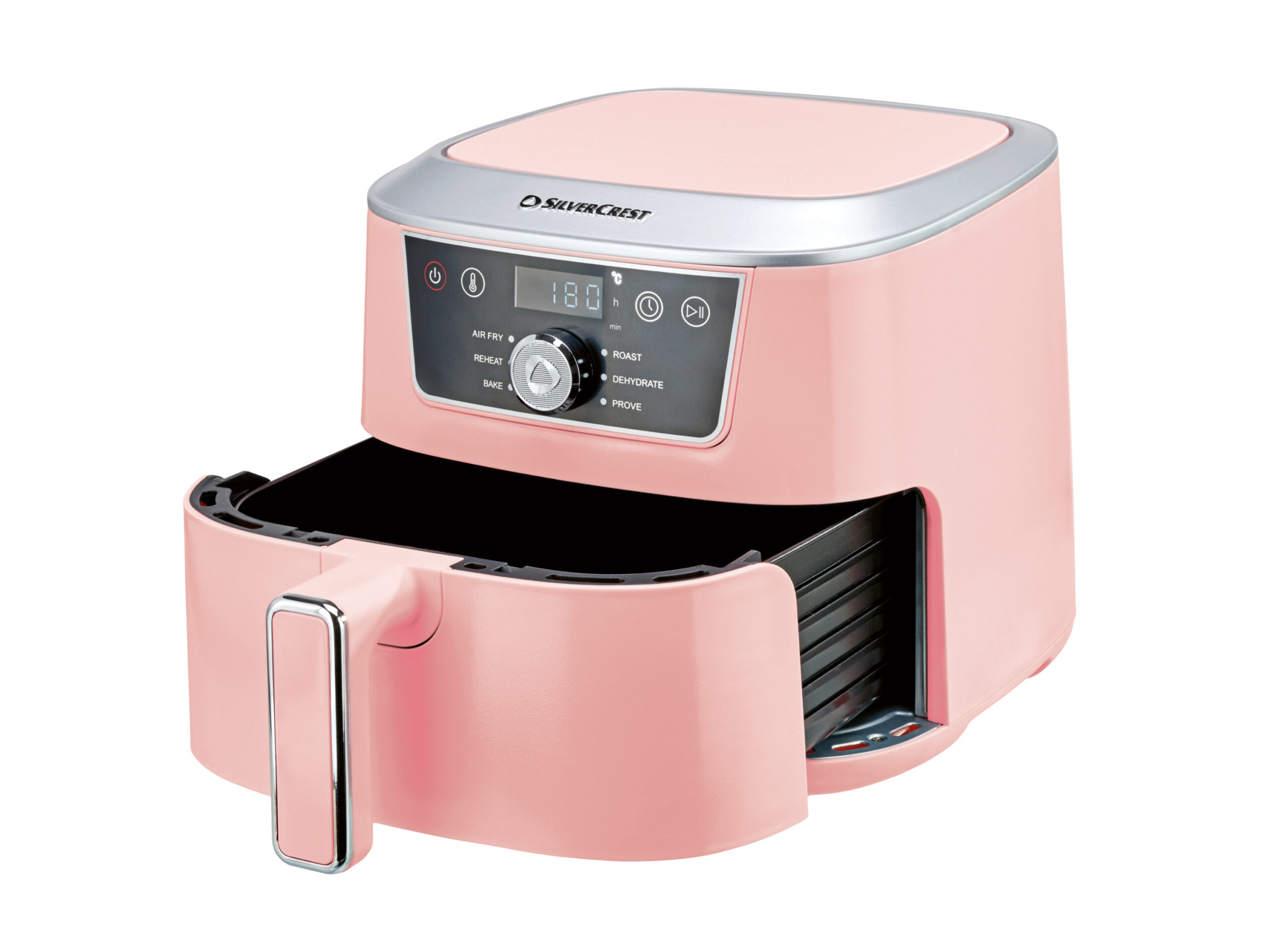 SILVERCREST airfryer 4,7 L, pastelroze (4054599323763)