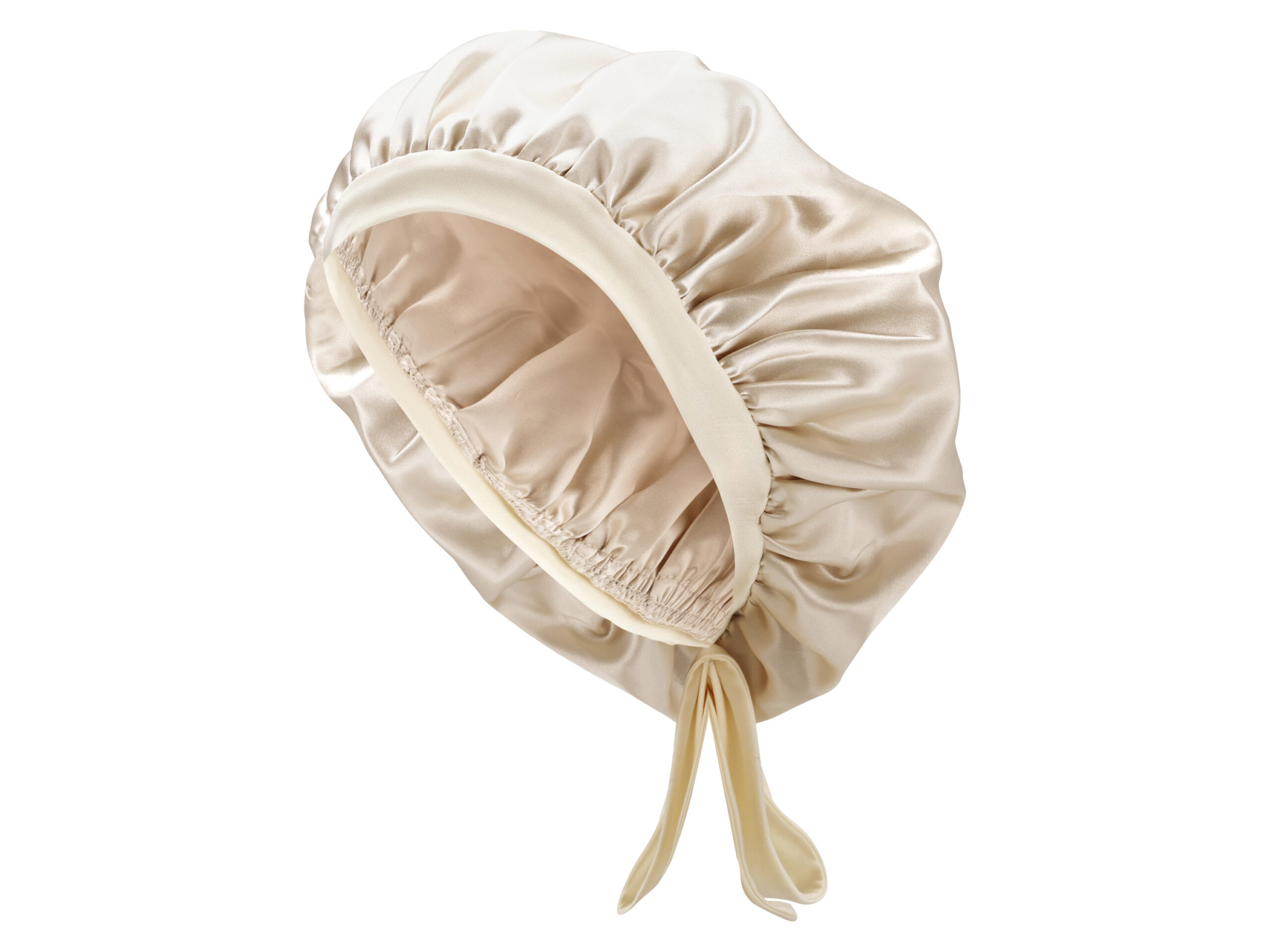 LIVARNO Bonnet of zijden kussensloop (Crème) (4054599337432)