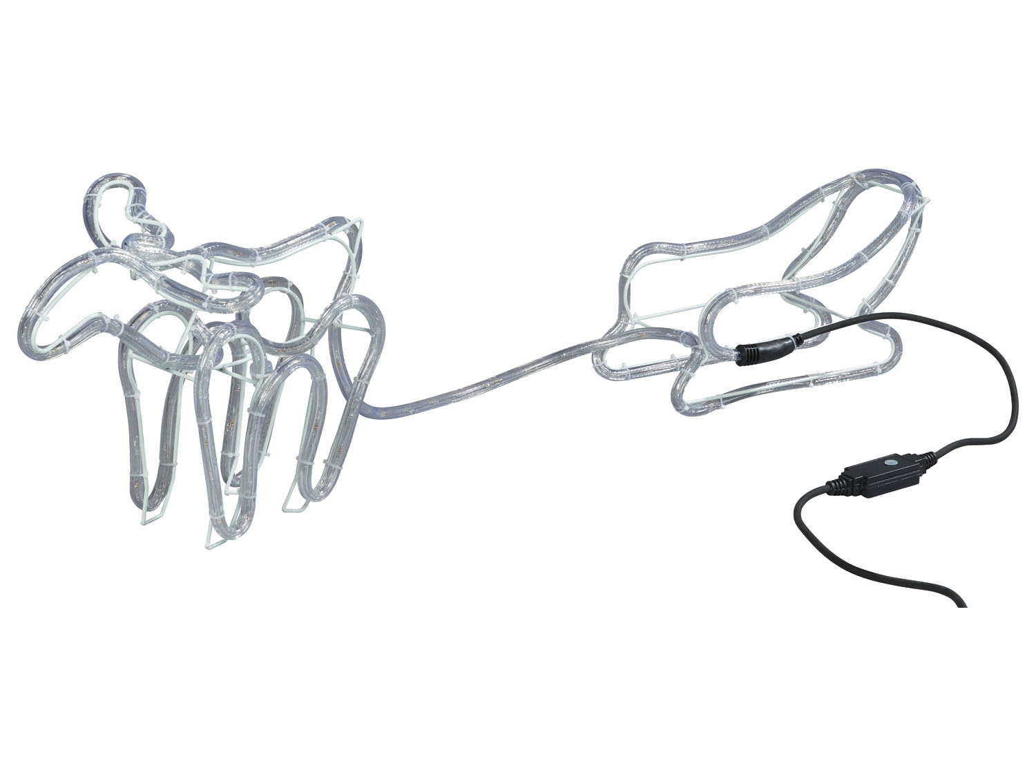 LIVARNO HOME LED-lichtslangfiguur (Rendier met slee) (4055332012463)