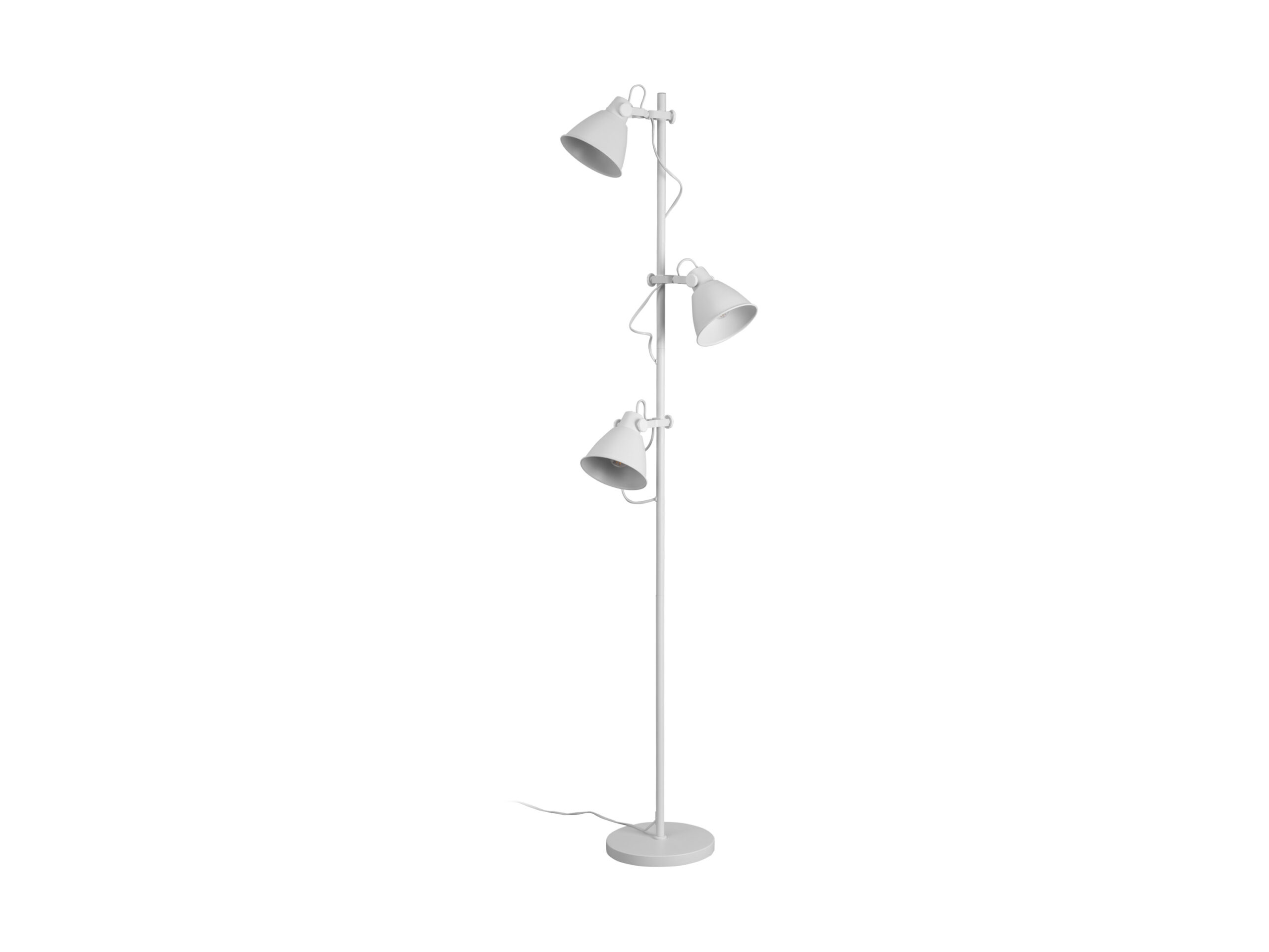 LIVARNO Staande LED-lamp, met 3 lampen, warmwit (Wit) (4054599116235)