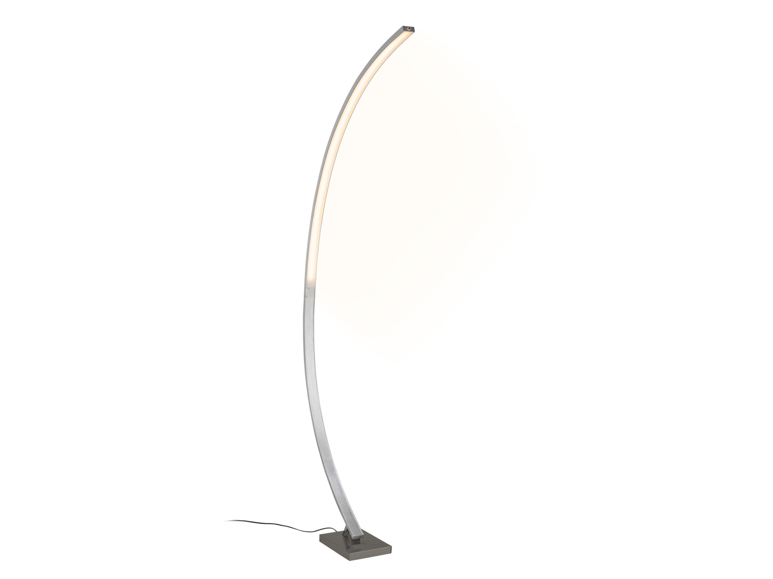 LIVARNO Staande LED-lamp - warmwit (Booglamp, Matnikkel) (4052916917794)