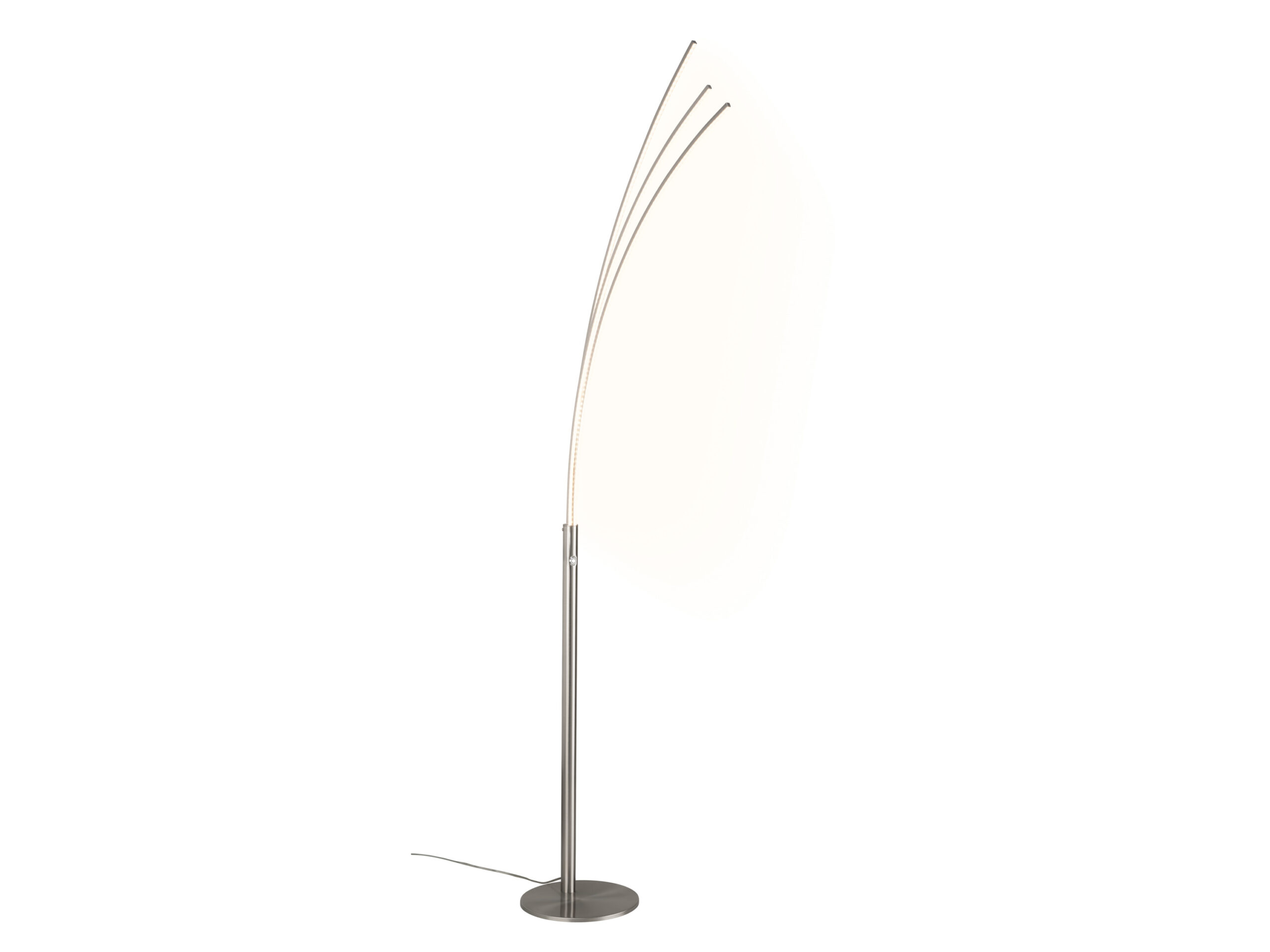 LIVARNO Staande LED-lamp - warmwit (Palmlamp, Matnikkel) (4052916917817)