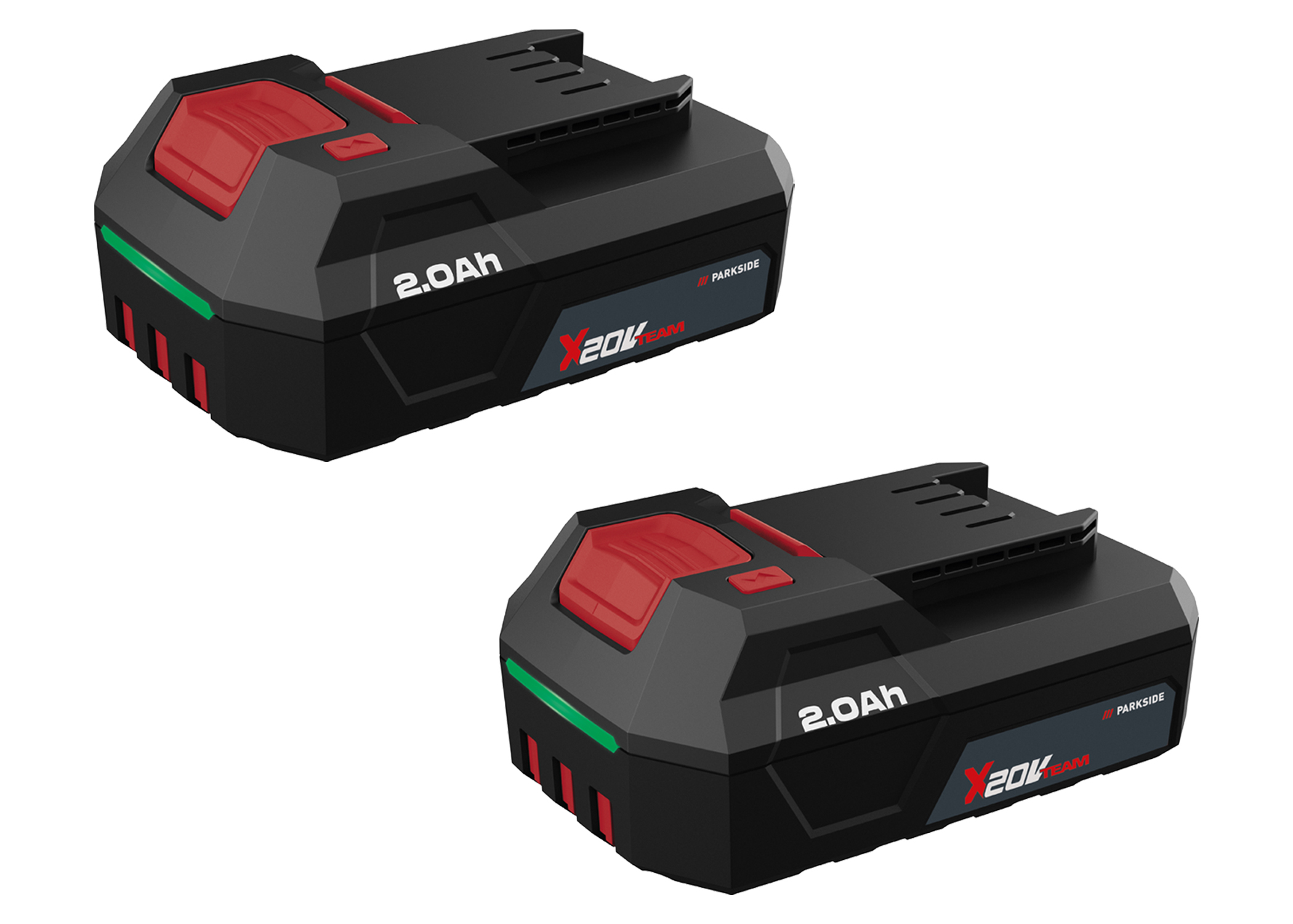 PARKSIDE Set van 2 accu's 20 V - 2 Ah
