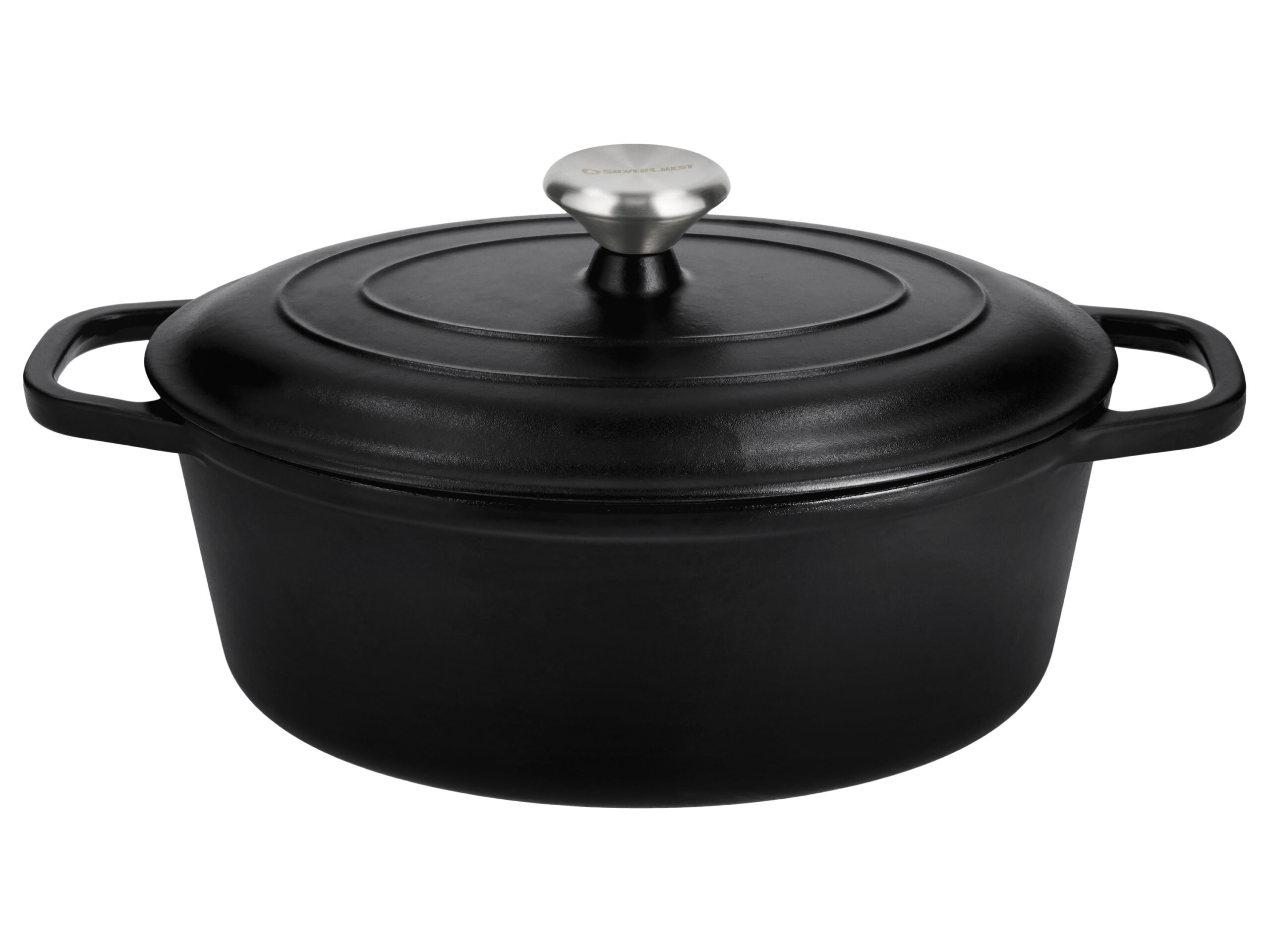 SILVERCREST Gietijzeren braadpan, Ø29 cm (zwart) (4054599415215)