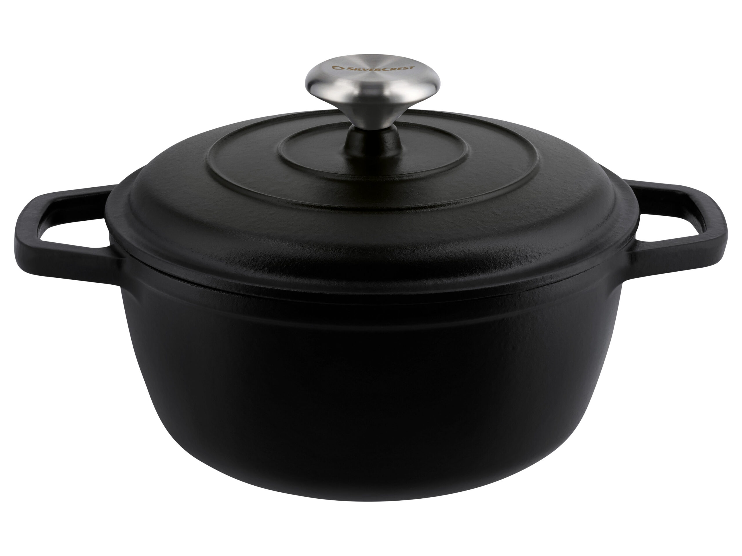 SILVERCREST Gietijzeren pan, Ø21 cm (zwart) (4054599415338)