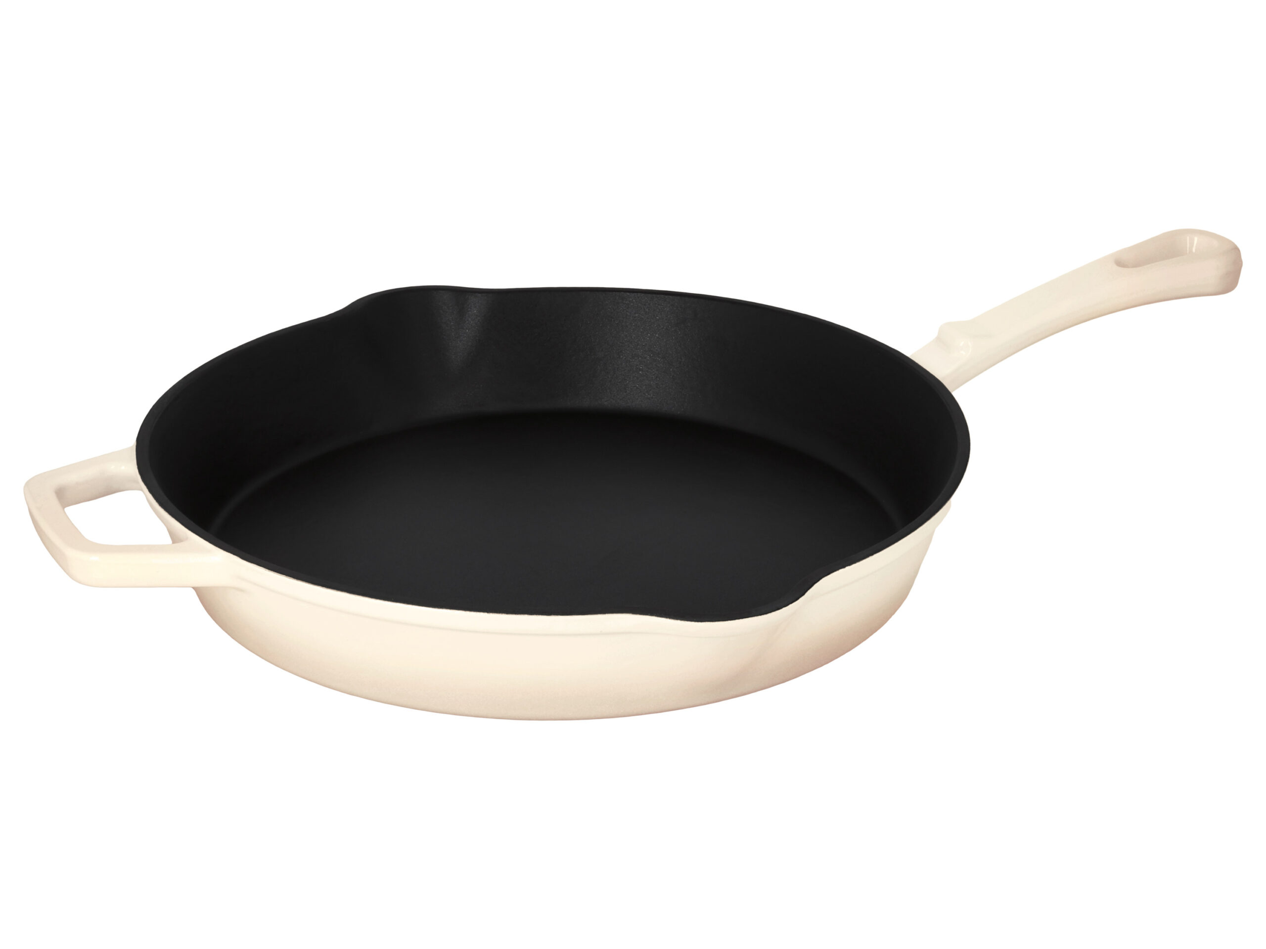 SILVERCREST Gietijzeren pan, Ø30 cm (Crème) (4054599414911)