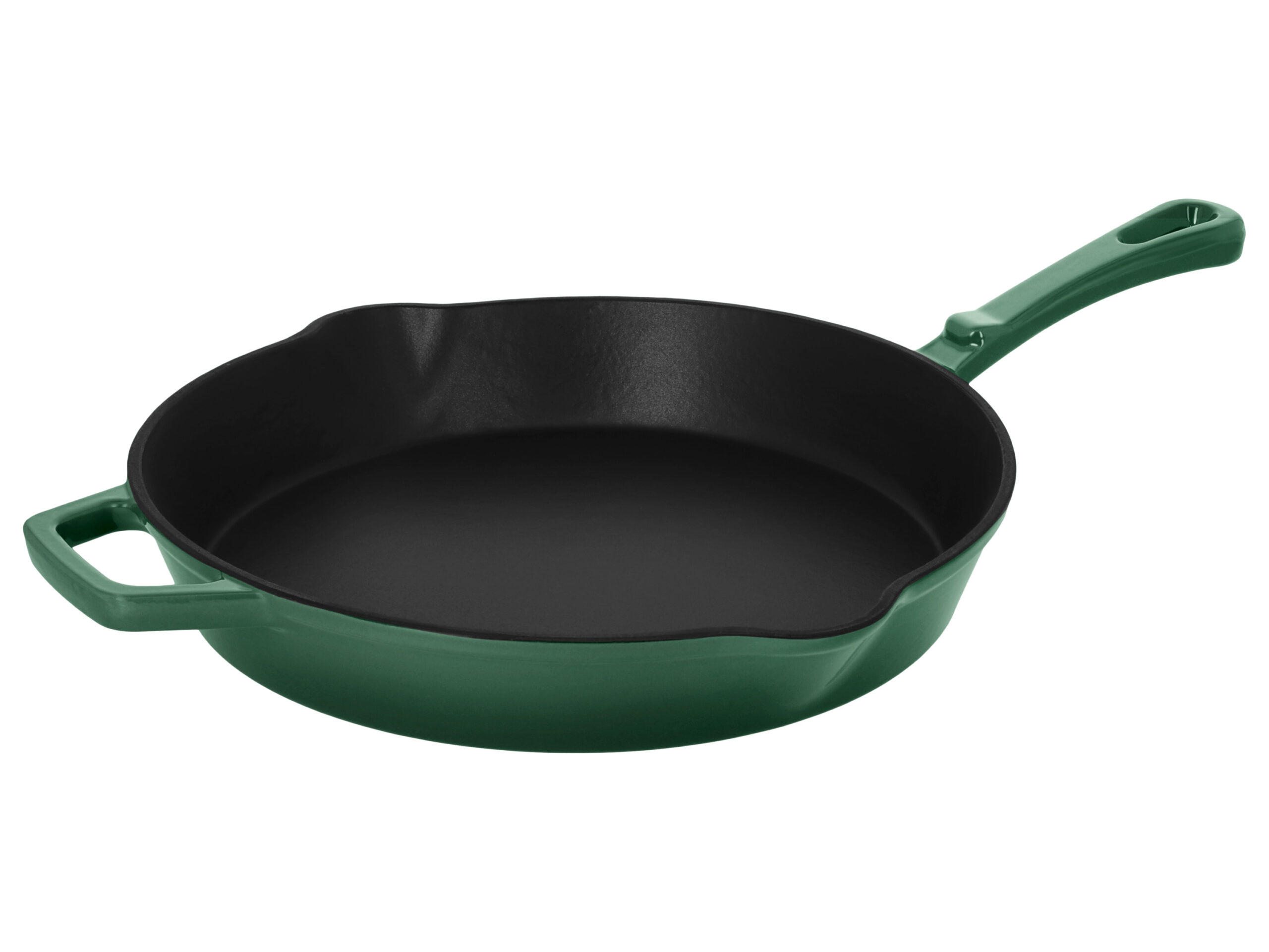 SILVERCREST Gietijzeren pan, Ø30 cm (Groen) (4054599414928)