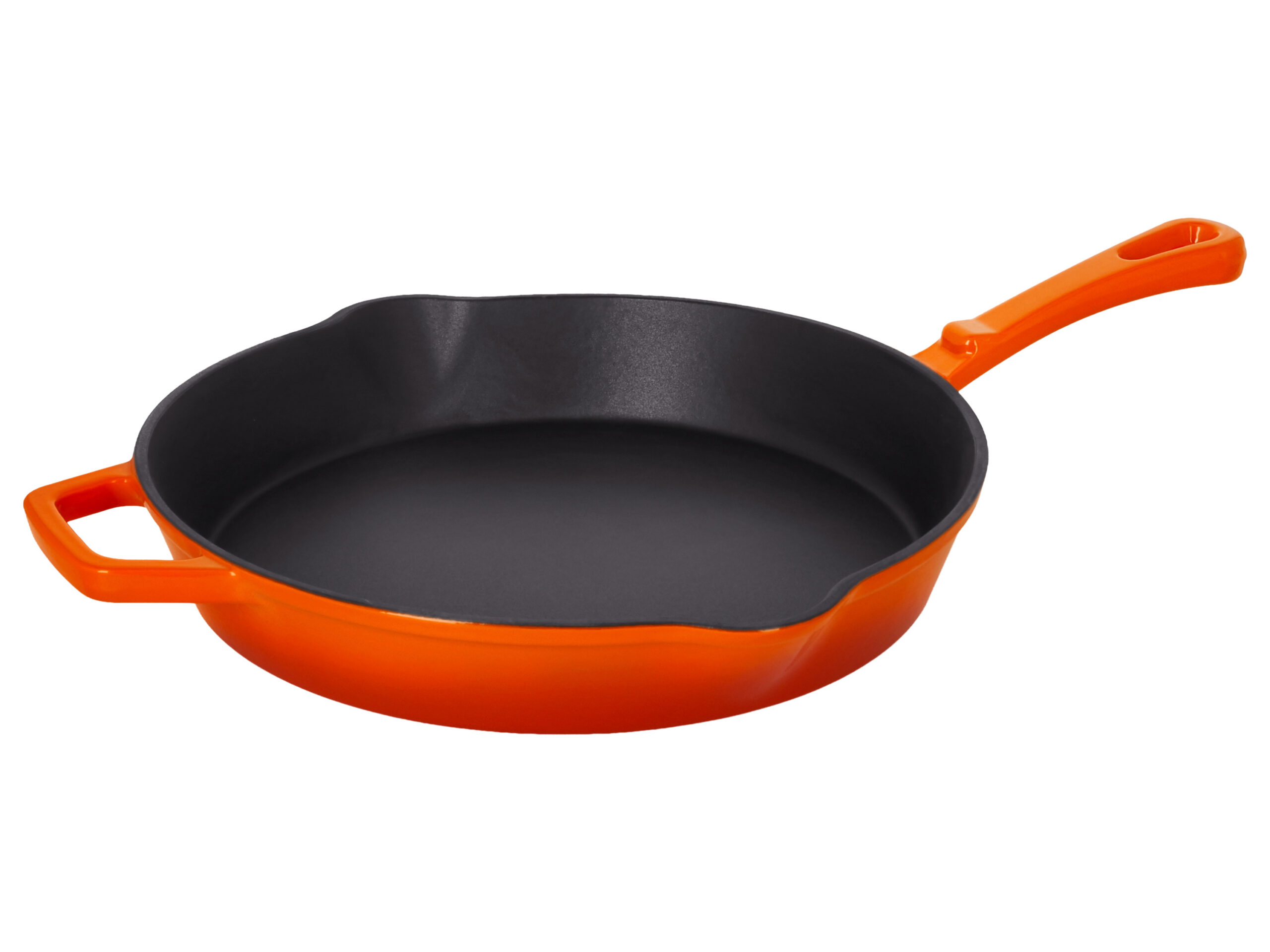 SILVERCREST Gietijzeren pan, Ø30 cm (Oranje) (4054599414942)