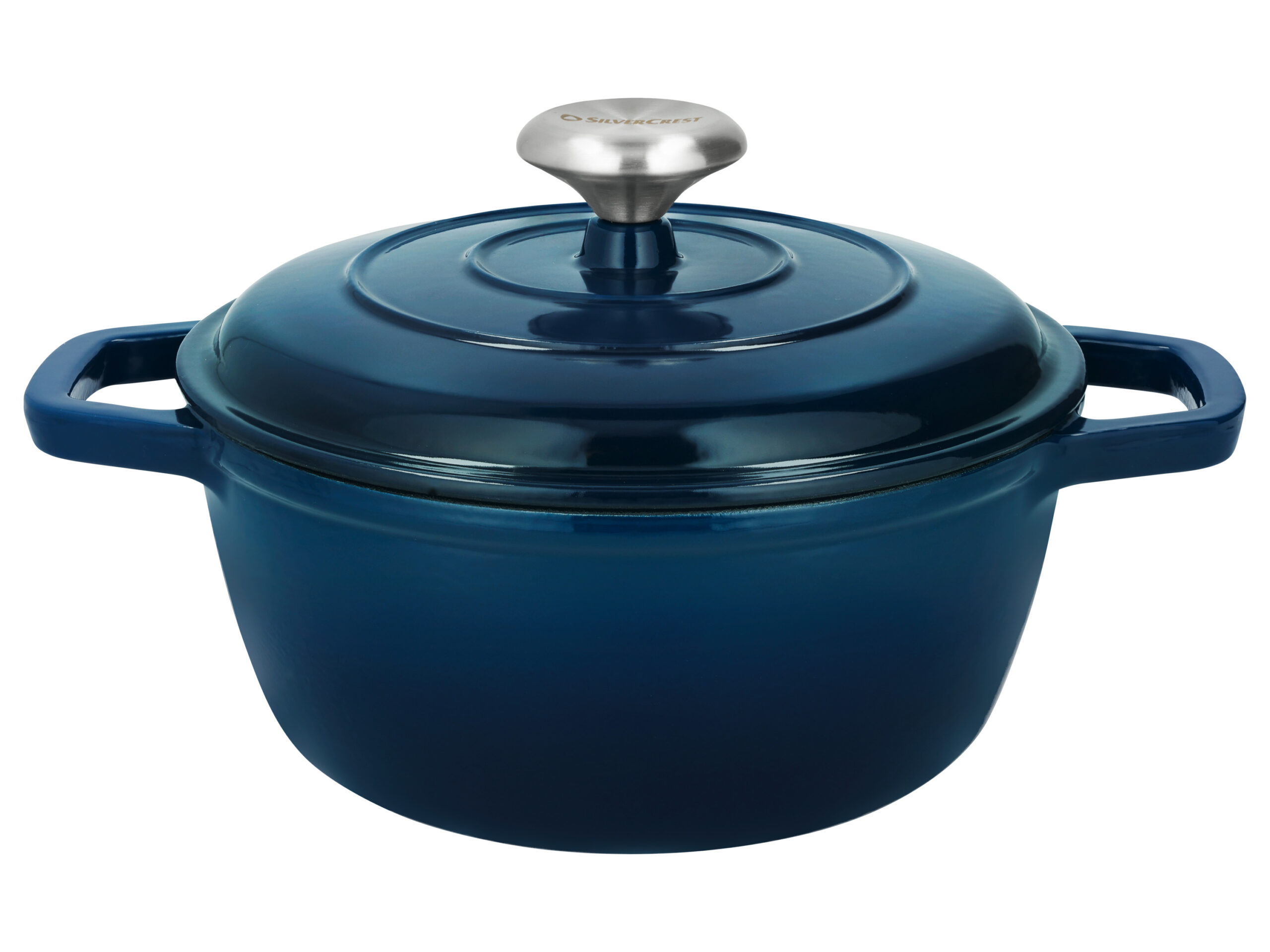 SILVERCREST Premium Gietijzeren Pan (Blauw) (4054599415383)