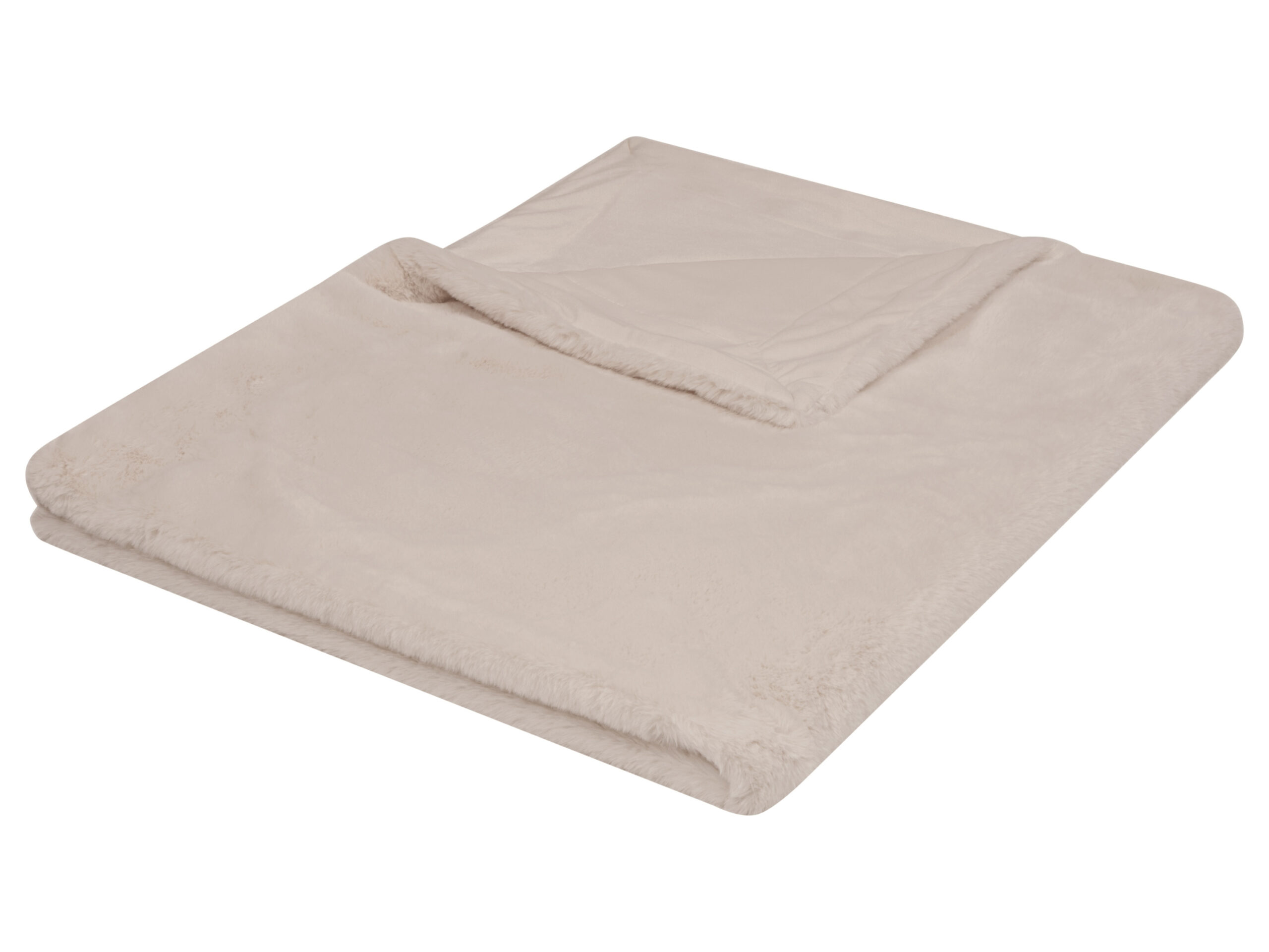 LIVARNO Luxe plaid, 150 x 200 cm (Beige) (4054599529165)