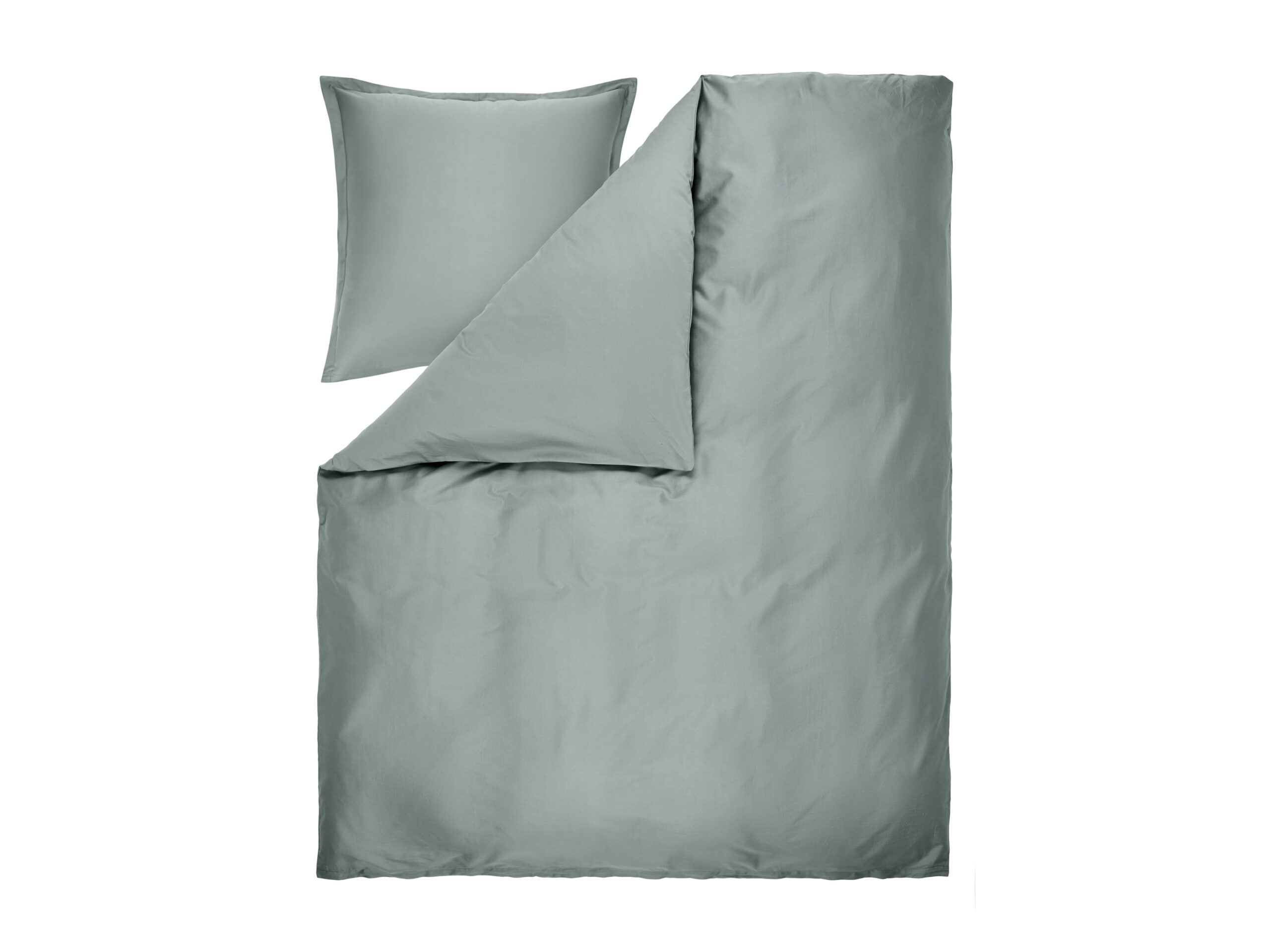 LIVARNO Lyocell satijn dekbedovertrek, 140 x 200 cm (Groen) (4054599358680)