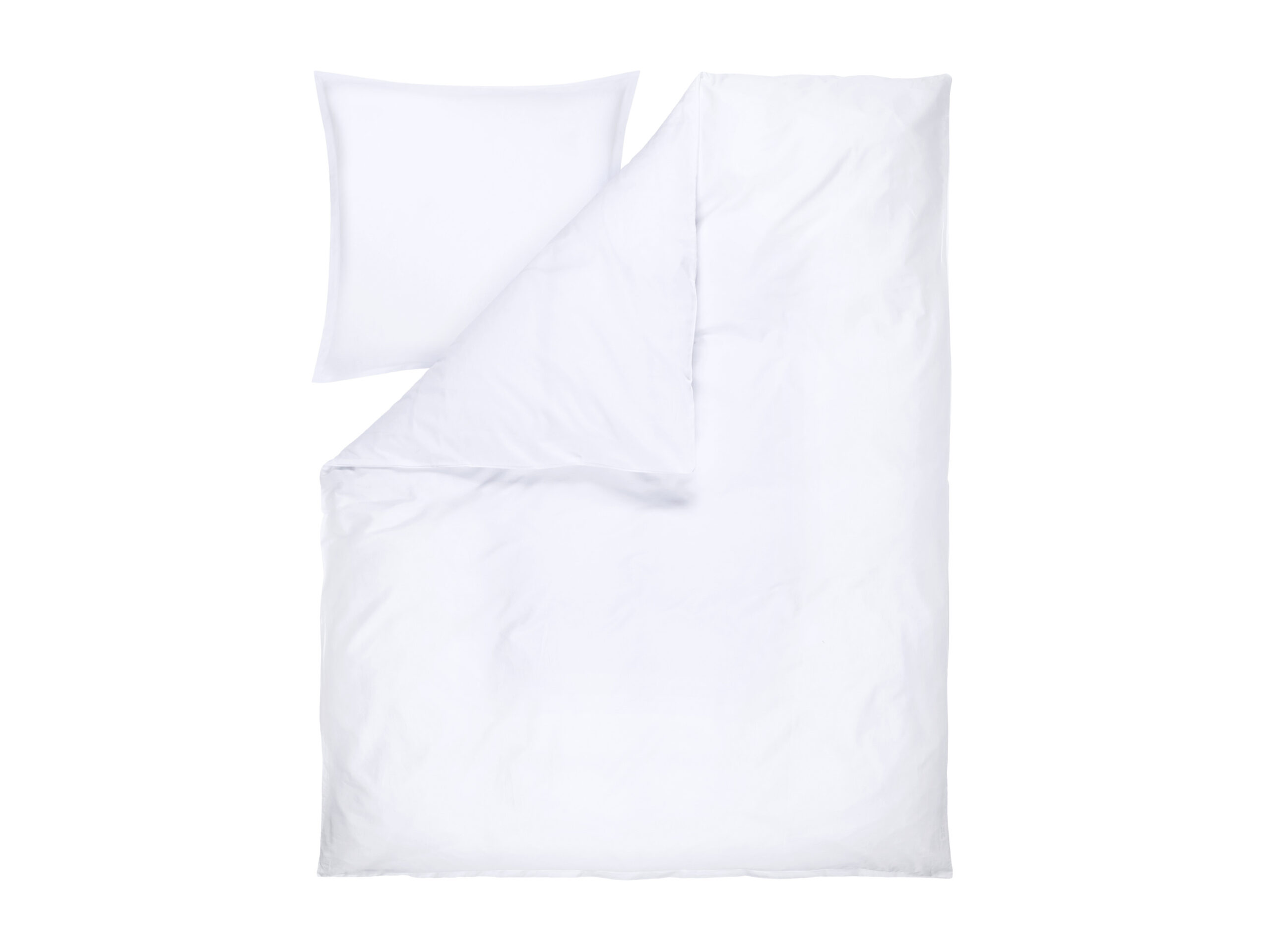LIVARNO Lyocell satijn dekbedovertrek, 140 x 200 cm (Wit) (4054599402925)