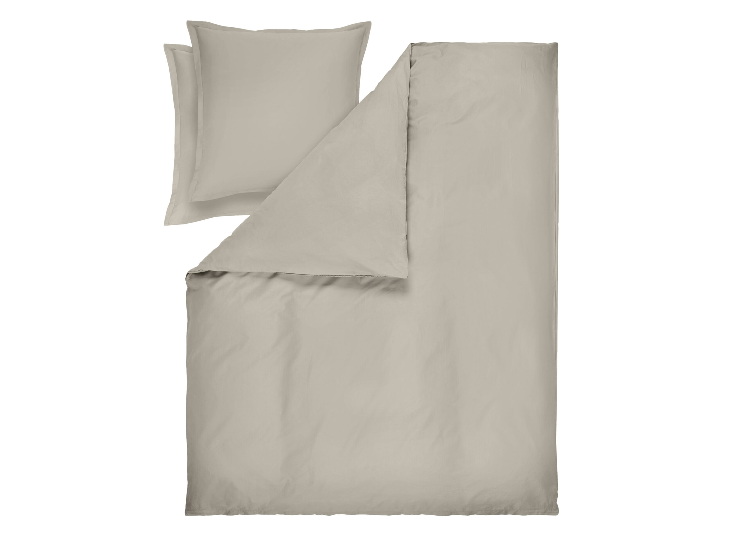 LIVARNO Lyocell satijn dekbedovertrek, 200 x 200 cm (Beige) (4054599358840)