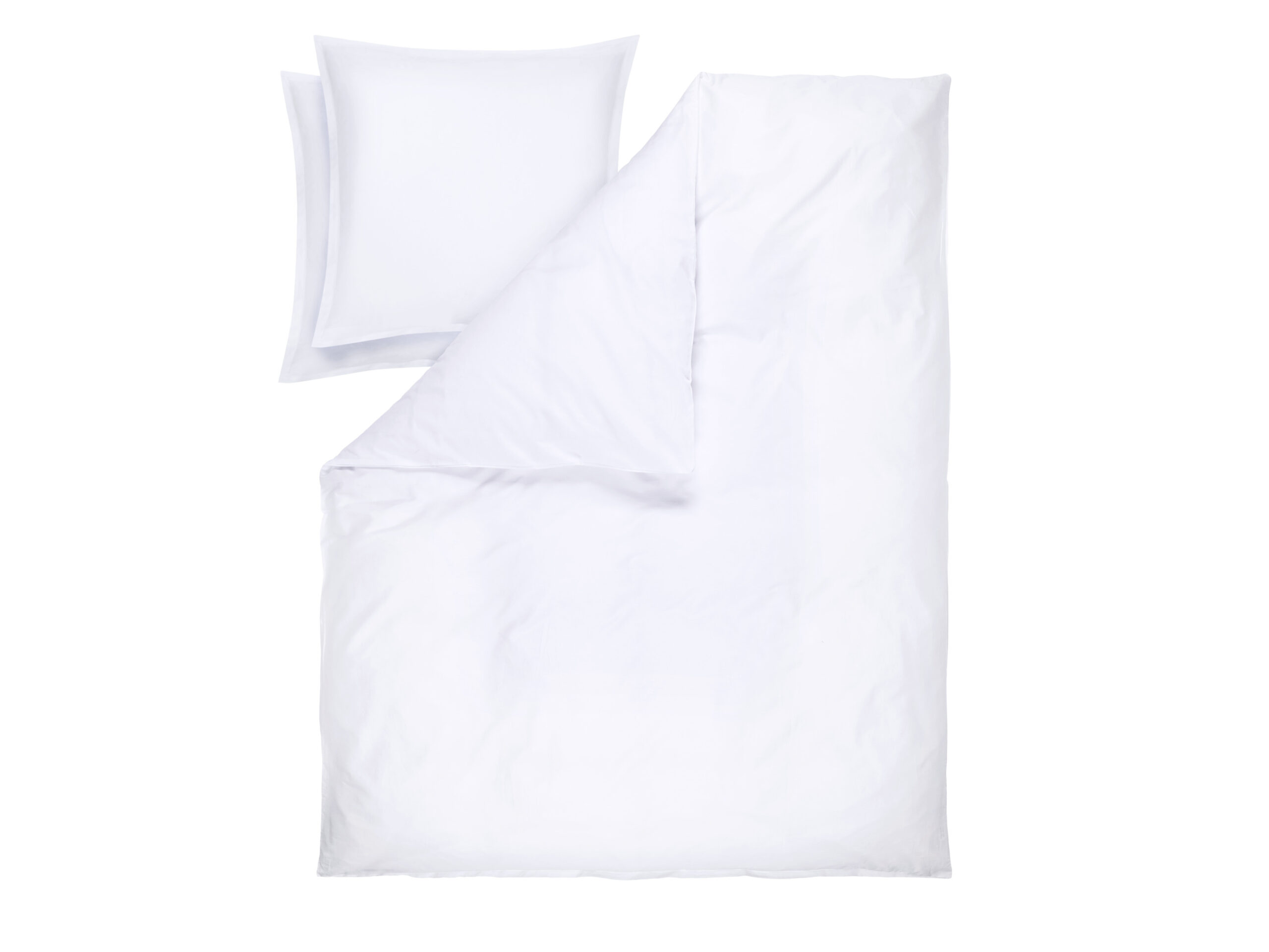 LIVARNO Lyocell satijn dekbedovertrek, 200 x 200 cm (Wit) (4054599403113)