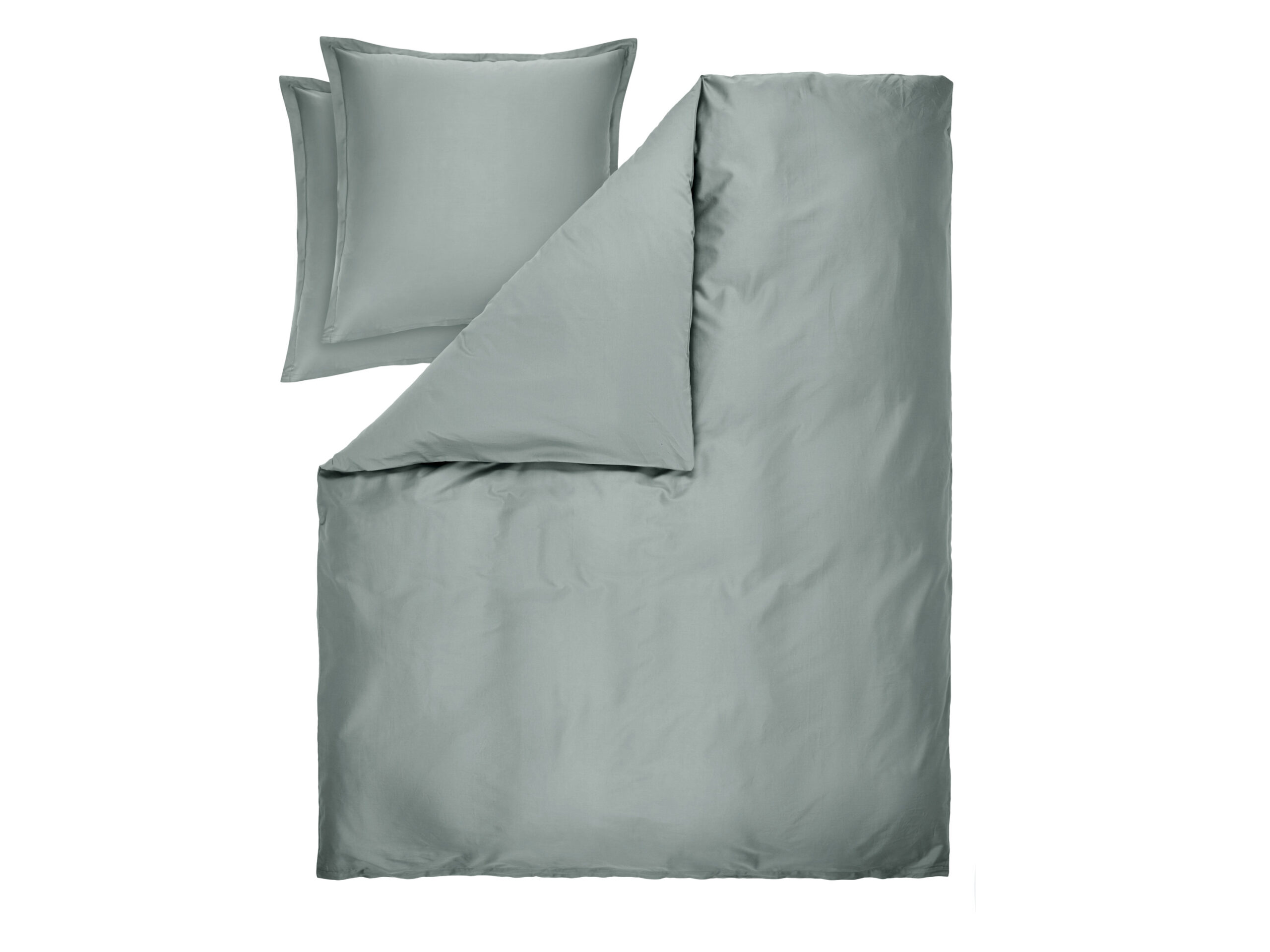 LIVARNO Lyocell satijn dekbedovertrek, 240 x 220 cm (Groen) (4054599359168)