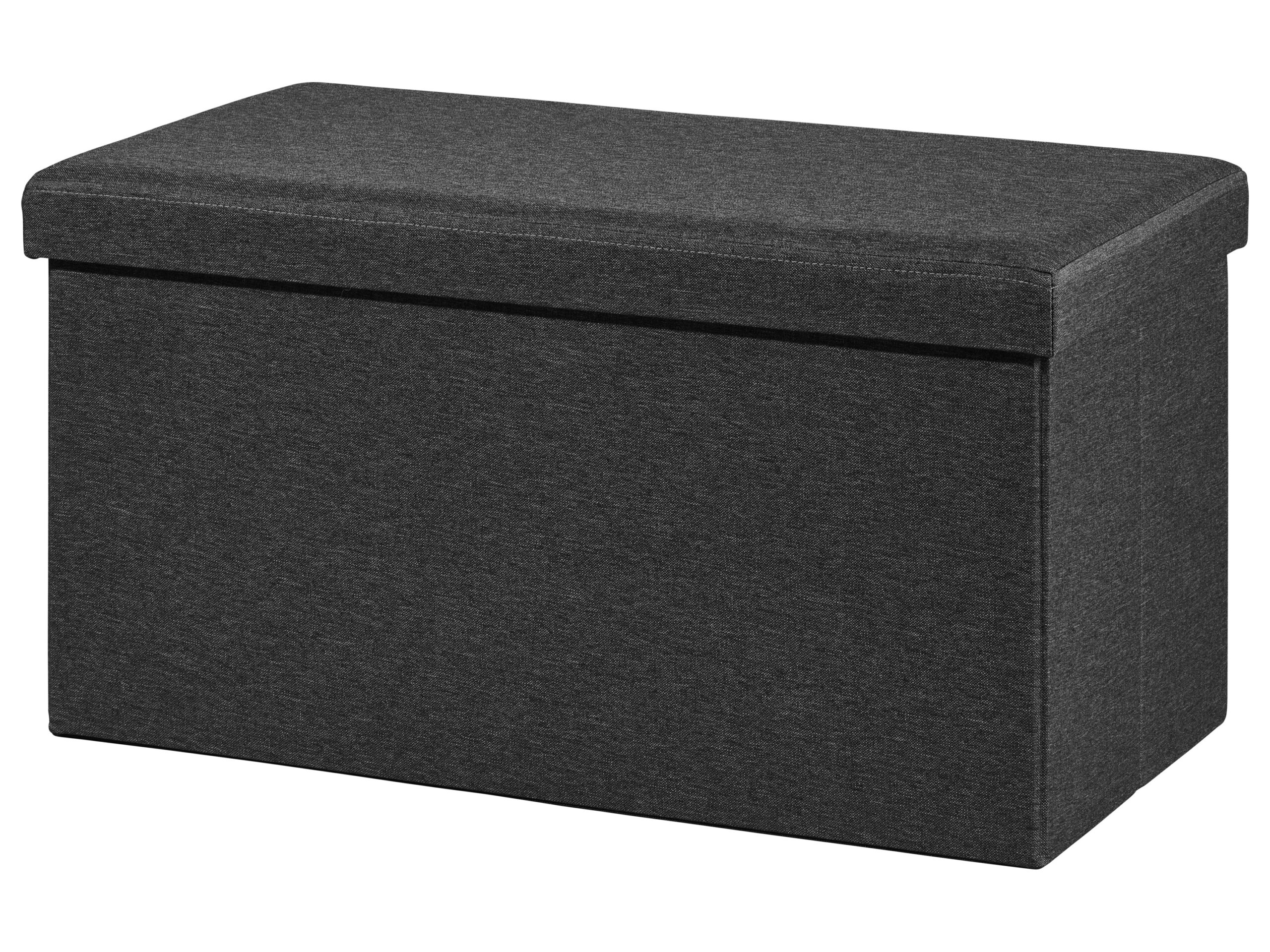 LIVARNO Opbergpoef, 76 x 37,5 cm (Grijs) (4054599411491)