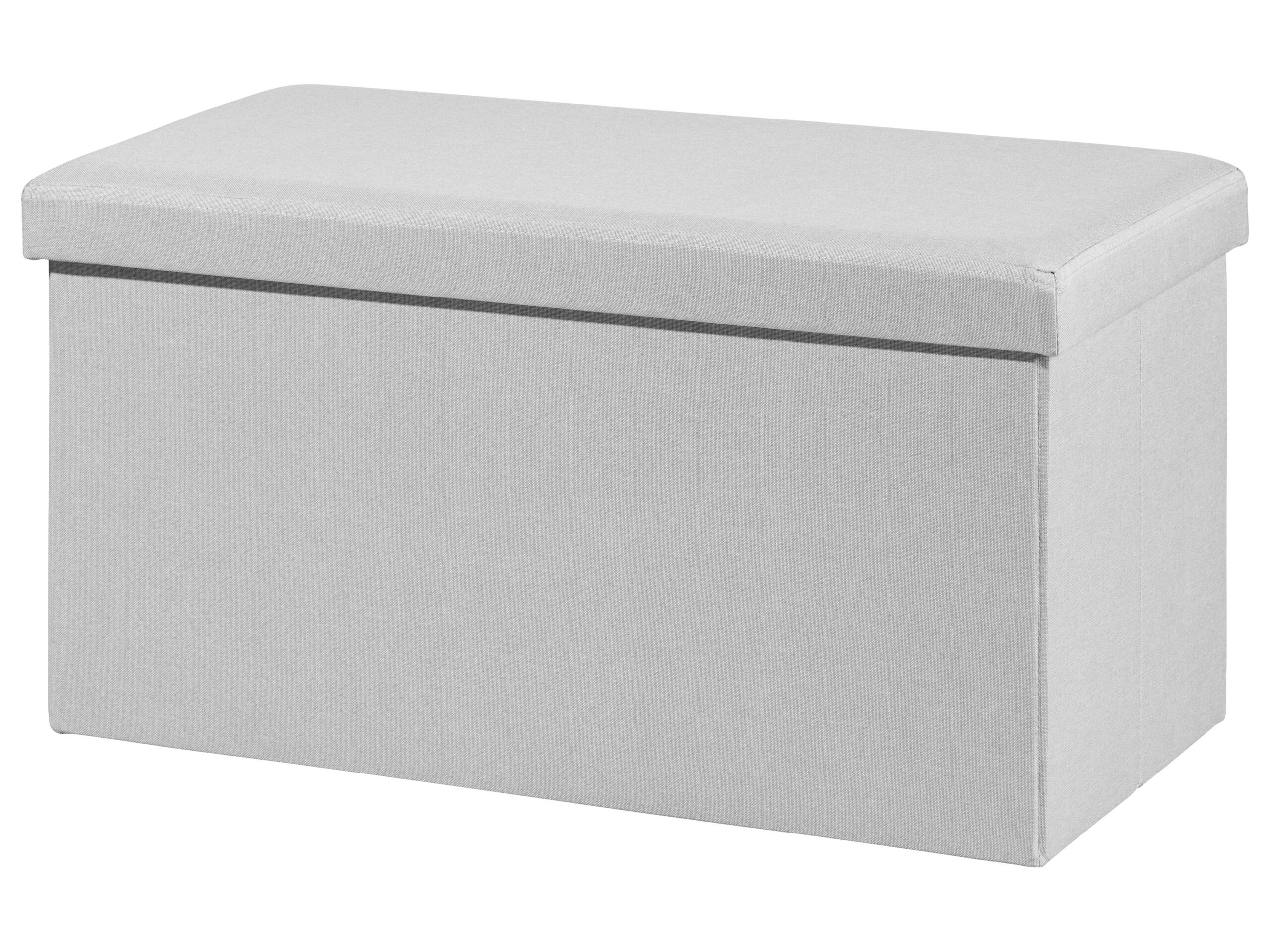 LIVARNO Opbergpoef, 76 x 37,5 cm (Lichtgrijs) (4054599411484)