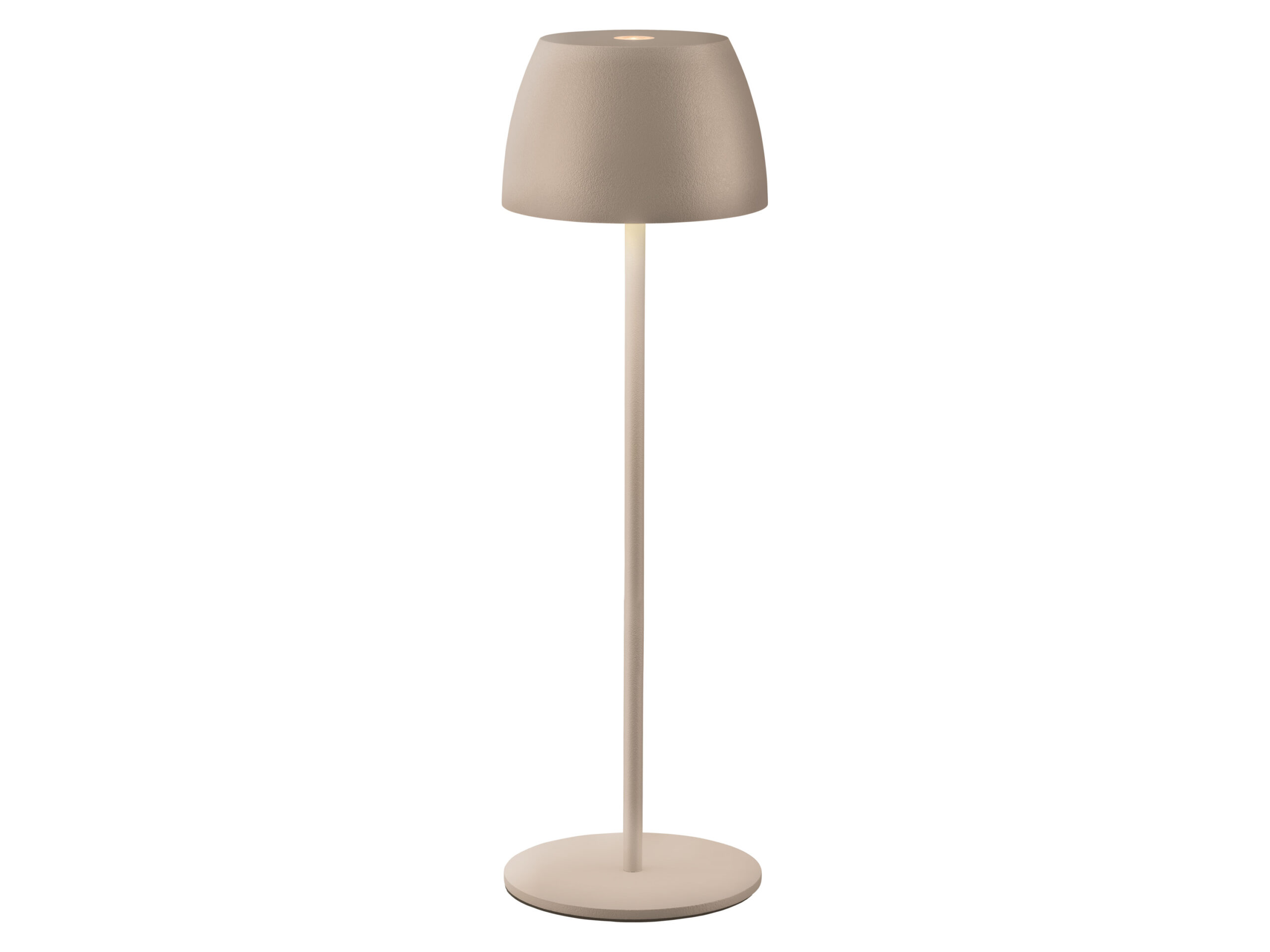 LIVARNO Oplaadbare tafellamp, 42 cm (Beige) (4054599366685)