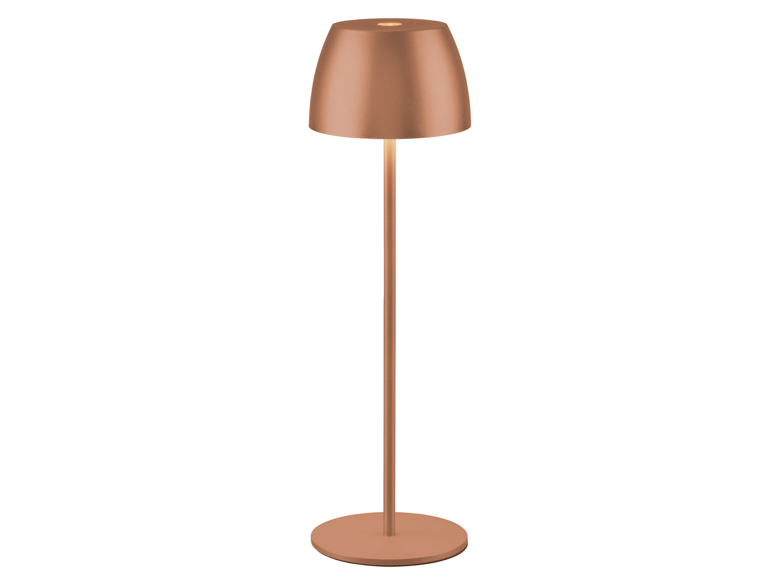 LIVARNO Oplaadbare tafellamp, 42 cm (Brons) (4054599366692)