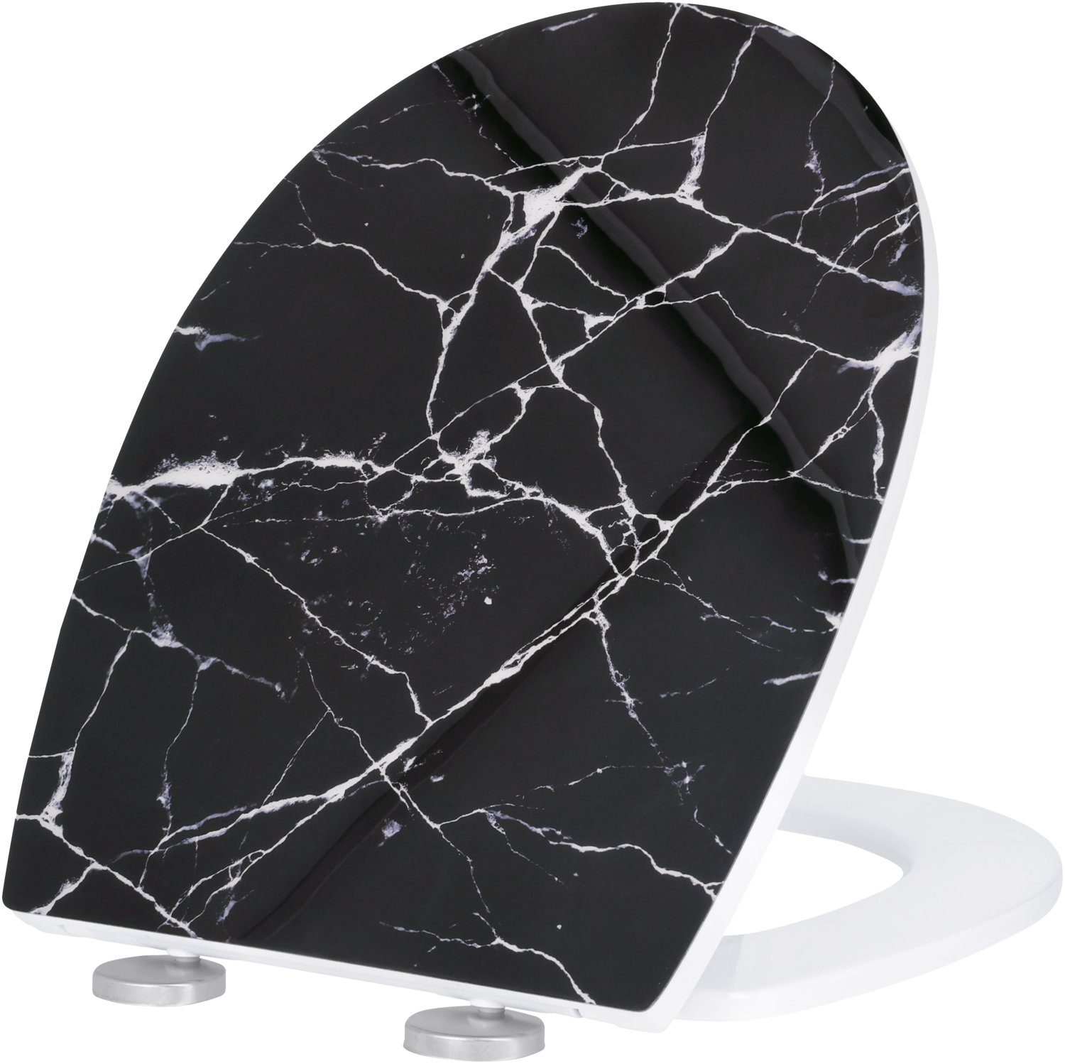 LIVARNO Wc-bril, met soft-close (Marmer) (4054599559353)