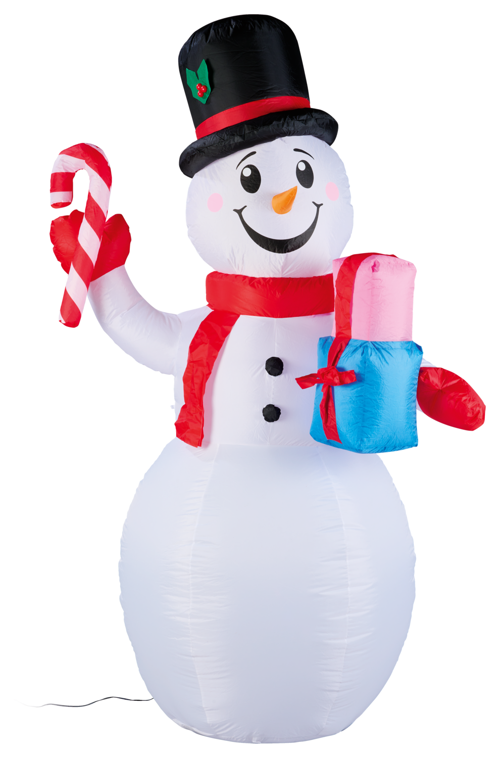 LIVARNO Zelfopblazend LED-kerstfiguur, voor binnen en buiten (Sneeuwpop) (4054599416601)