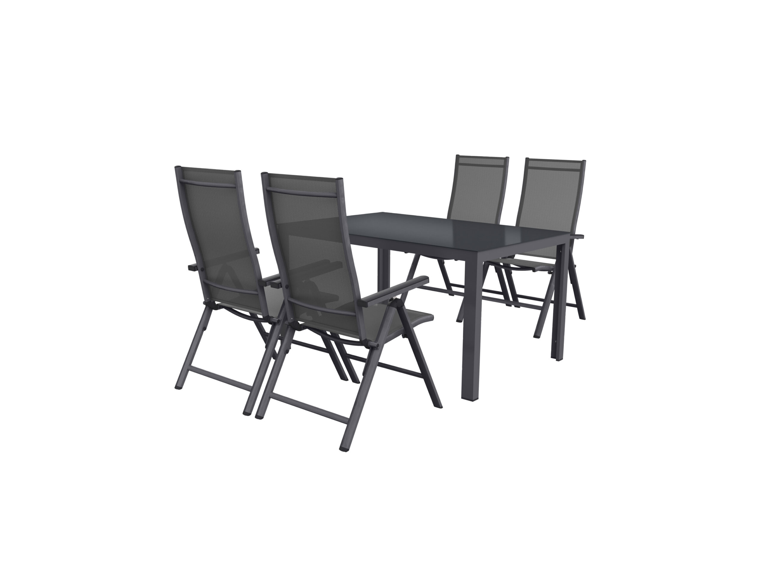 LIVARNO home Aluminium tuinset Houston 5-delig (4052916308813)