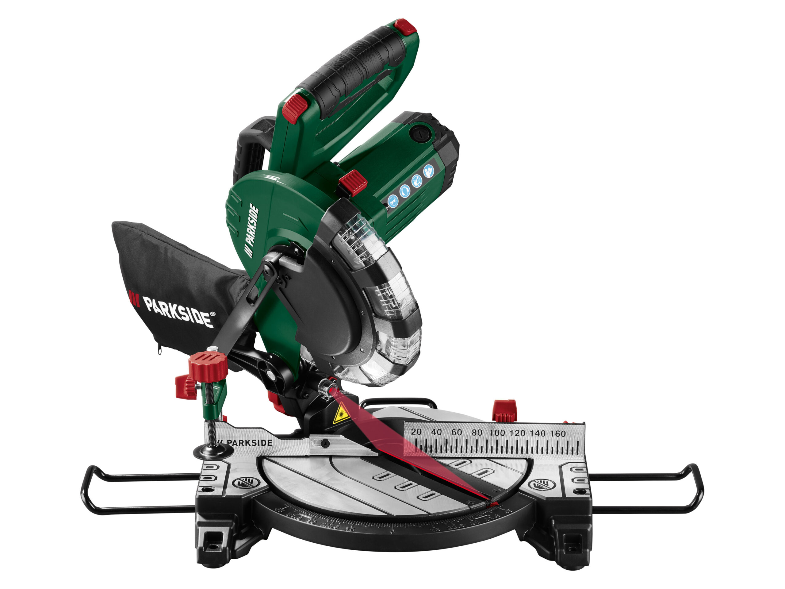 PARKSIDE Afkortzaag met verstekfunctie, 1500 W, 210 mm (4054599363912)