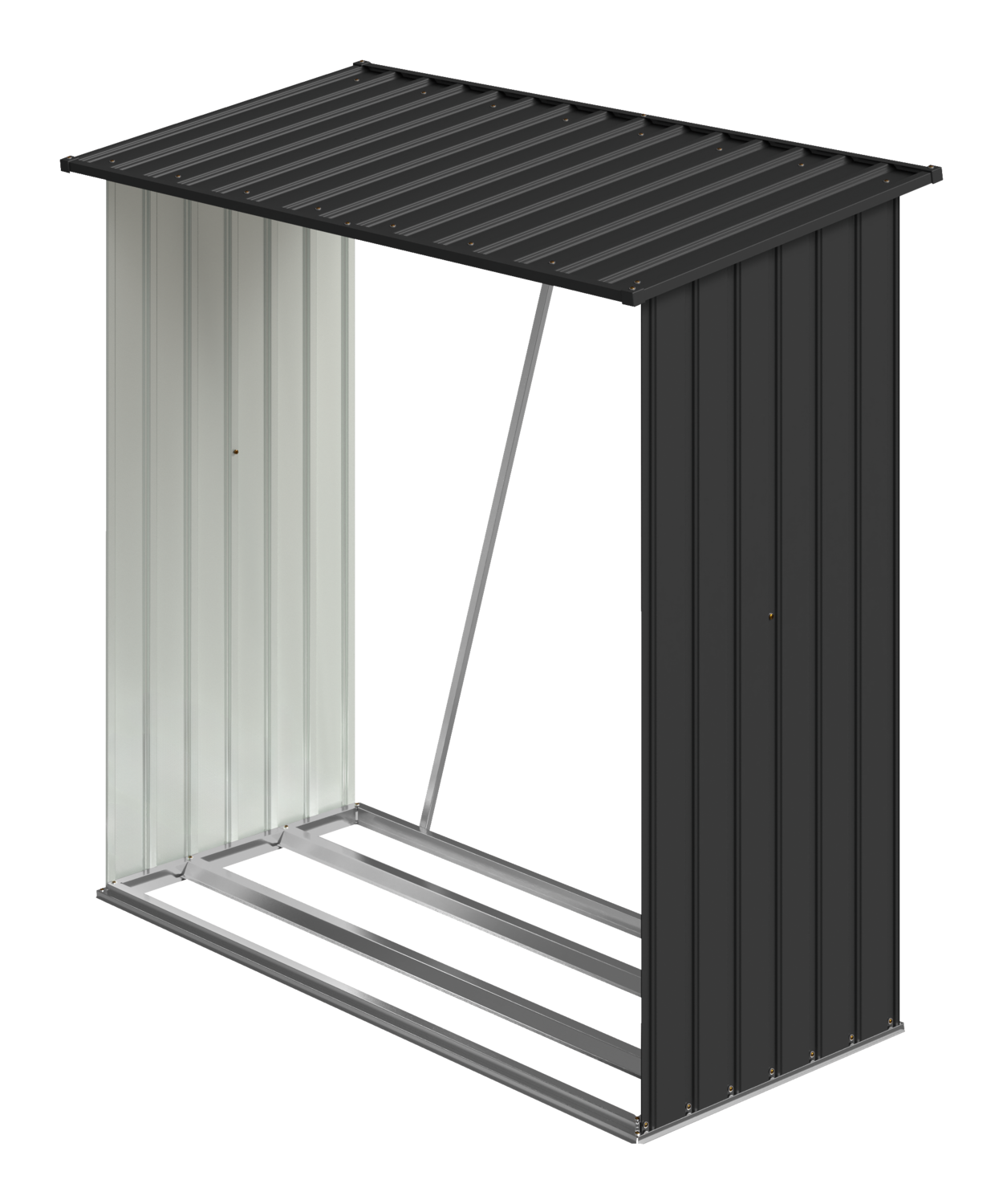 PARKSIDE Brandhoutrek, 164 x 84 x 157 cm (Antraciet) (4054599531328)