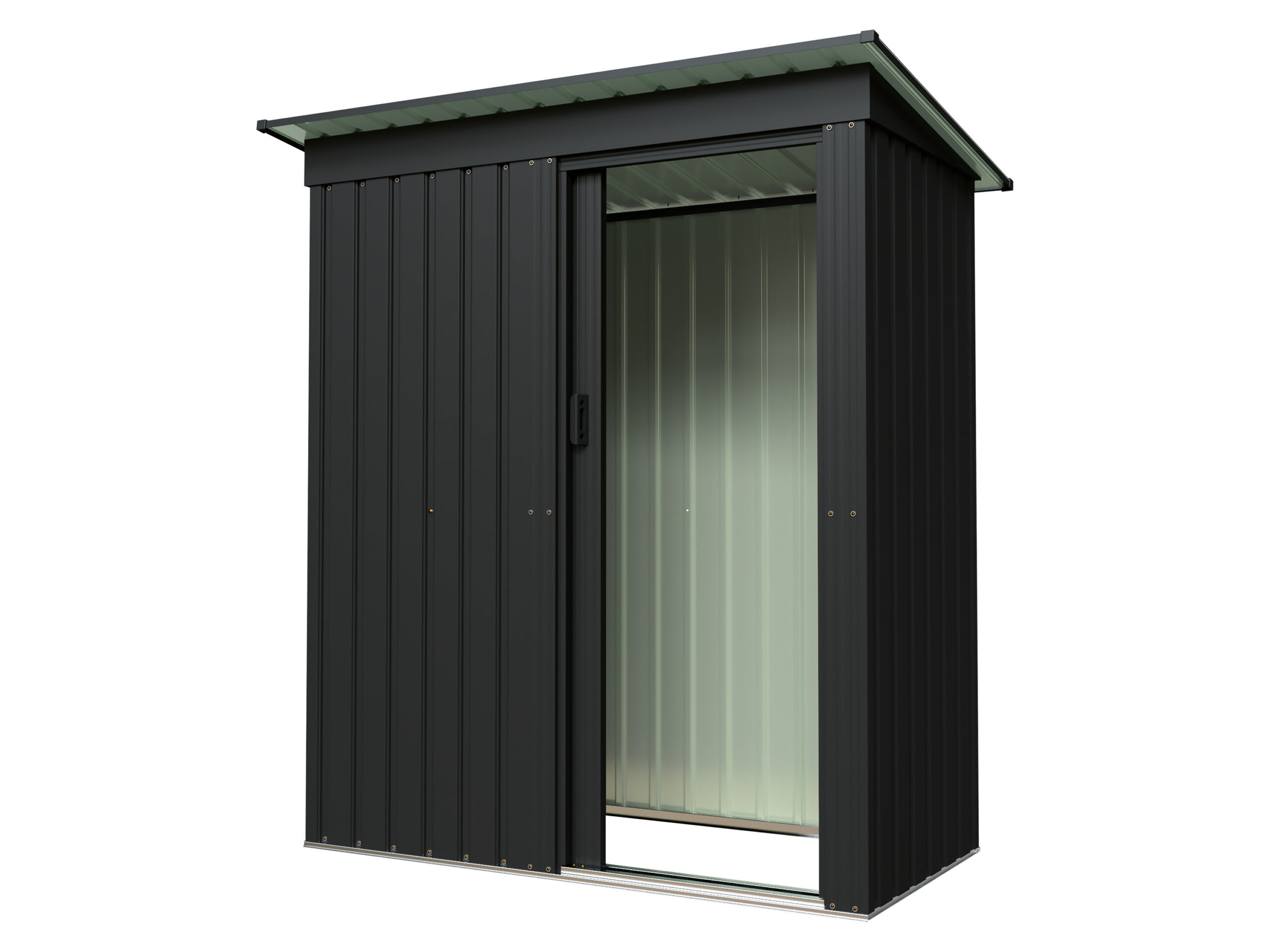 PARKSIDE Metalen tuinhuis, S, 164 x 98 cm (Antraciet) (4054599531564)