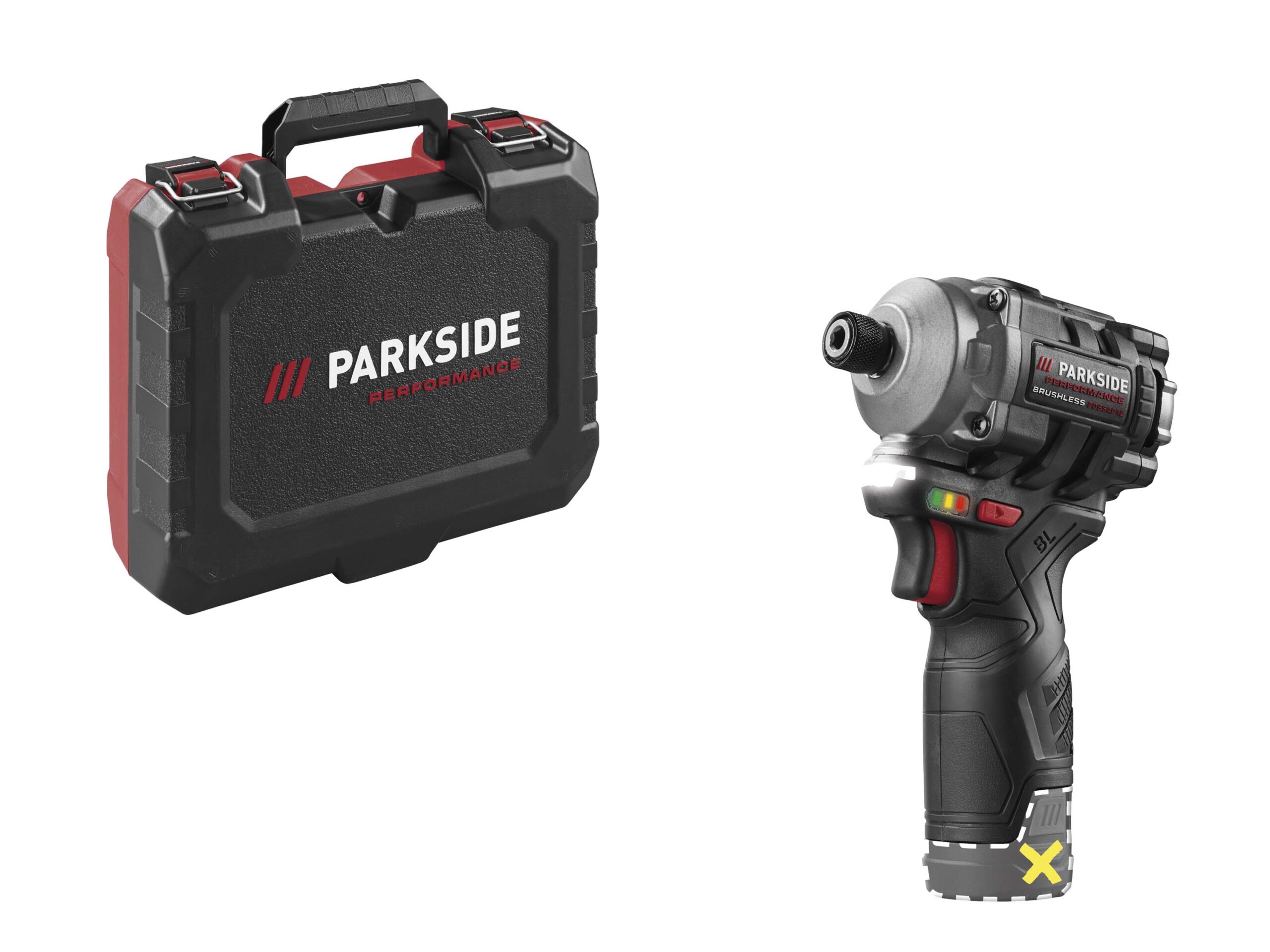 PARKSIDE PERFORMANCE Accu-slagschroevendraaier 12 V 170 Nm, zonder accu en lader (4054599339702)