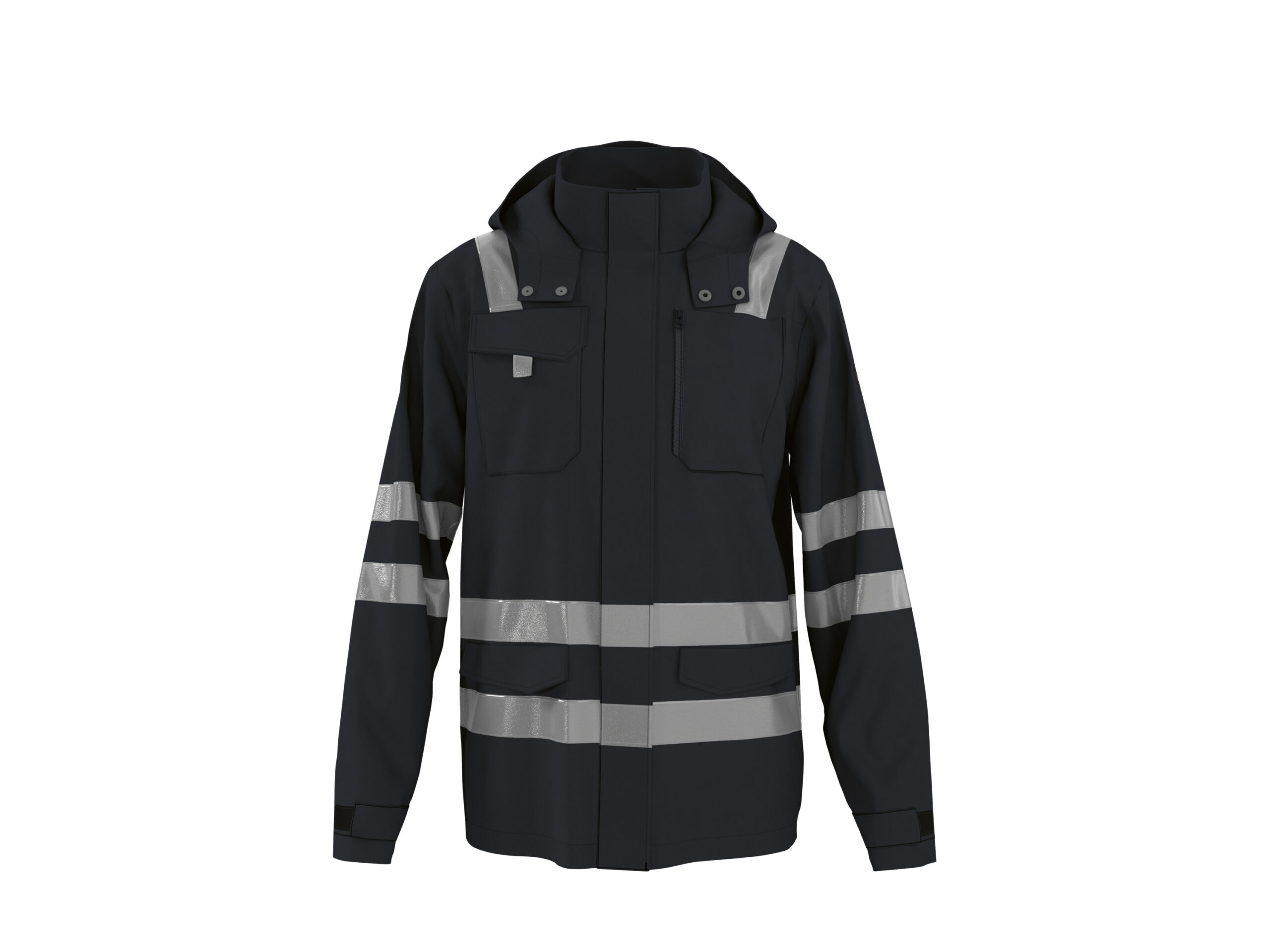 PARKSIDE PERFORMANCE Heren softshell jas, reflecterend (Zwart, XXL) (4054599317946)
