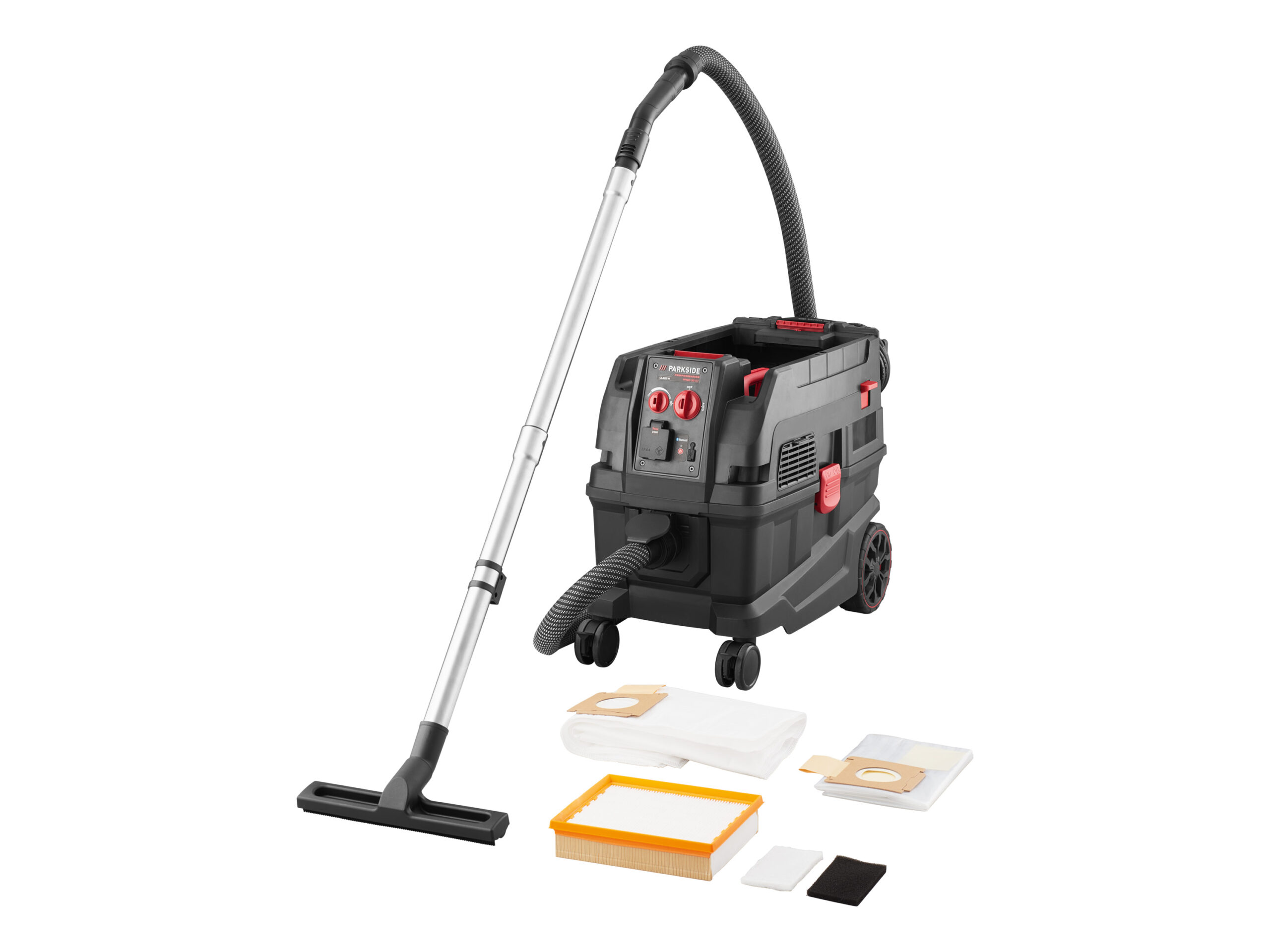 PARKSIDE PERFORMANCE Smart bouwstofzuiger, H-klasse, 1300 W, 30 L (4054599291024)