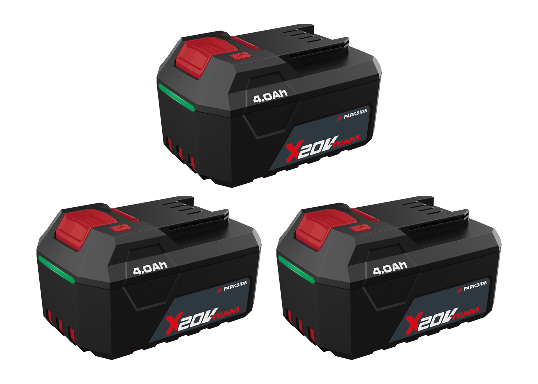 PARKSIDE Set van 3 accu's 20 V - 4 Ah (4054599427669)
