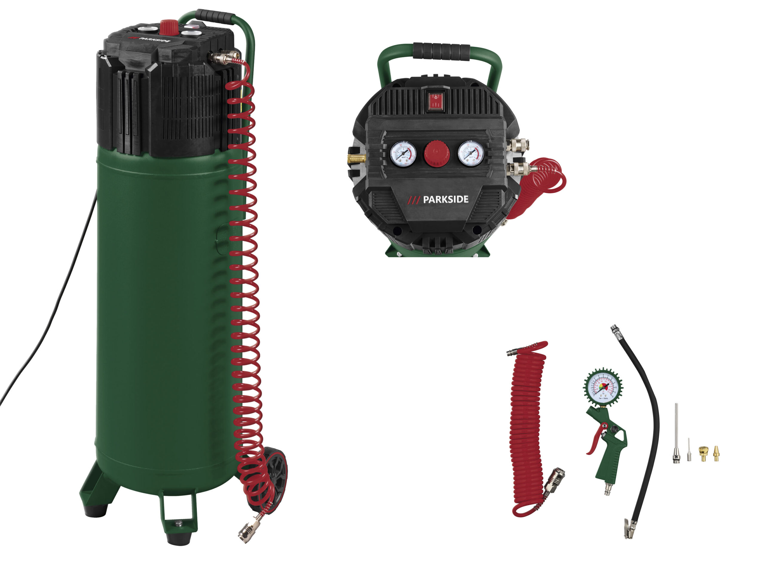 PARKSIDE Verticale compressor, 50 L (4054599413044)