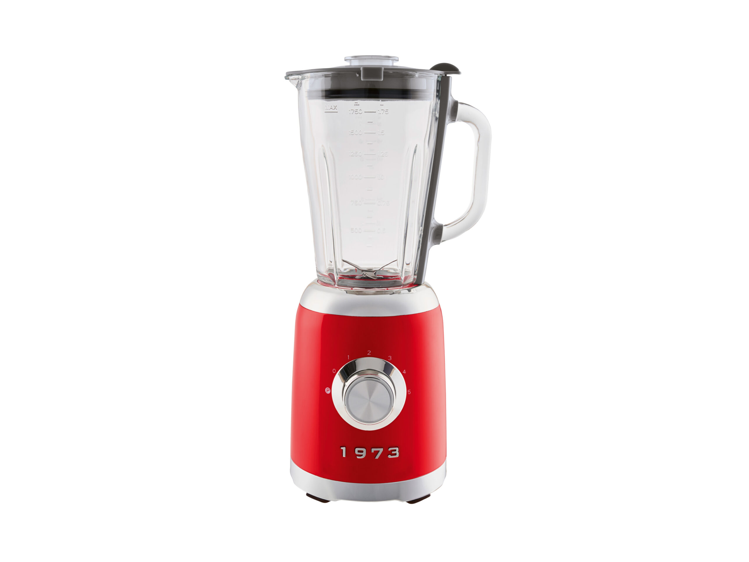 SILVERCREST Blender, 1,75 L, retro (Rood) (4054599393902)