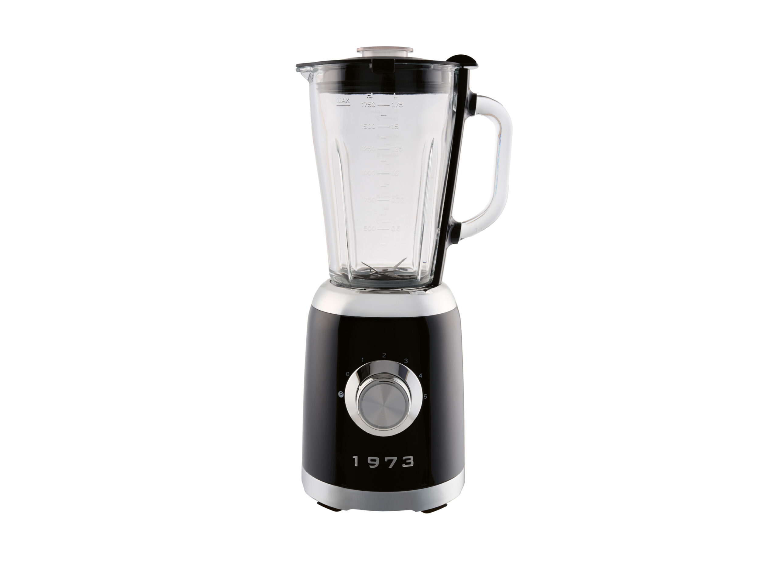 SILVERCREST Blender, 1,75 L, retro (Zwart) (4054599393865)