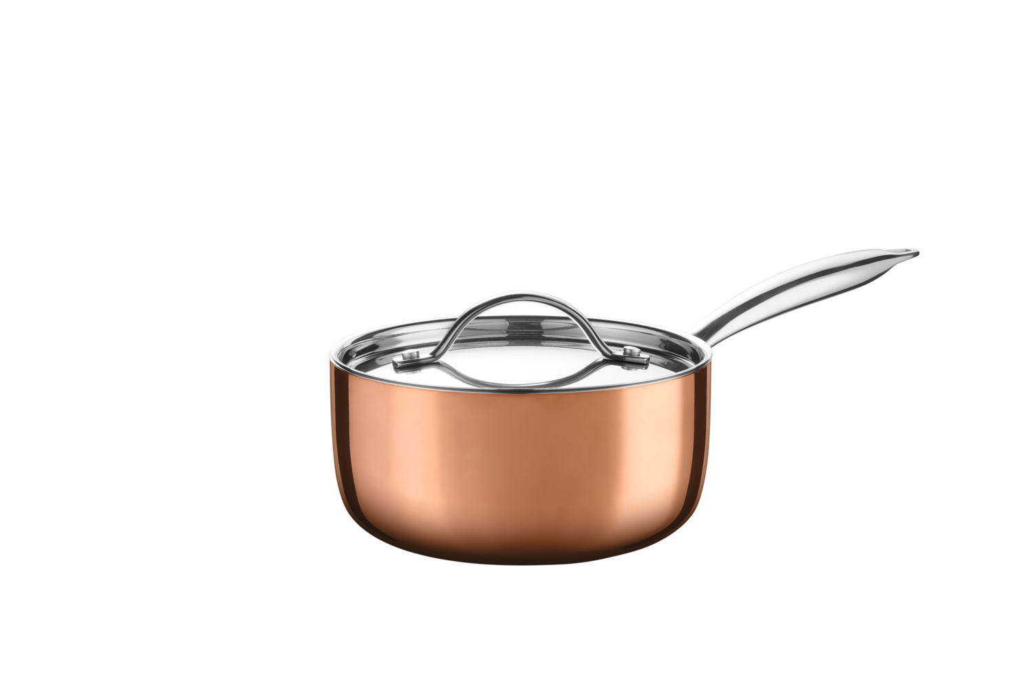 SILVERCREST Premium RVS steelpan met koperlaag, 16 cm (4054599438542)