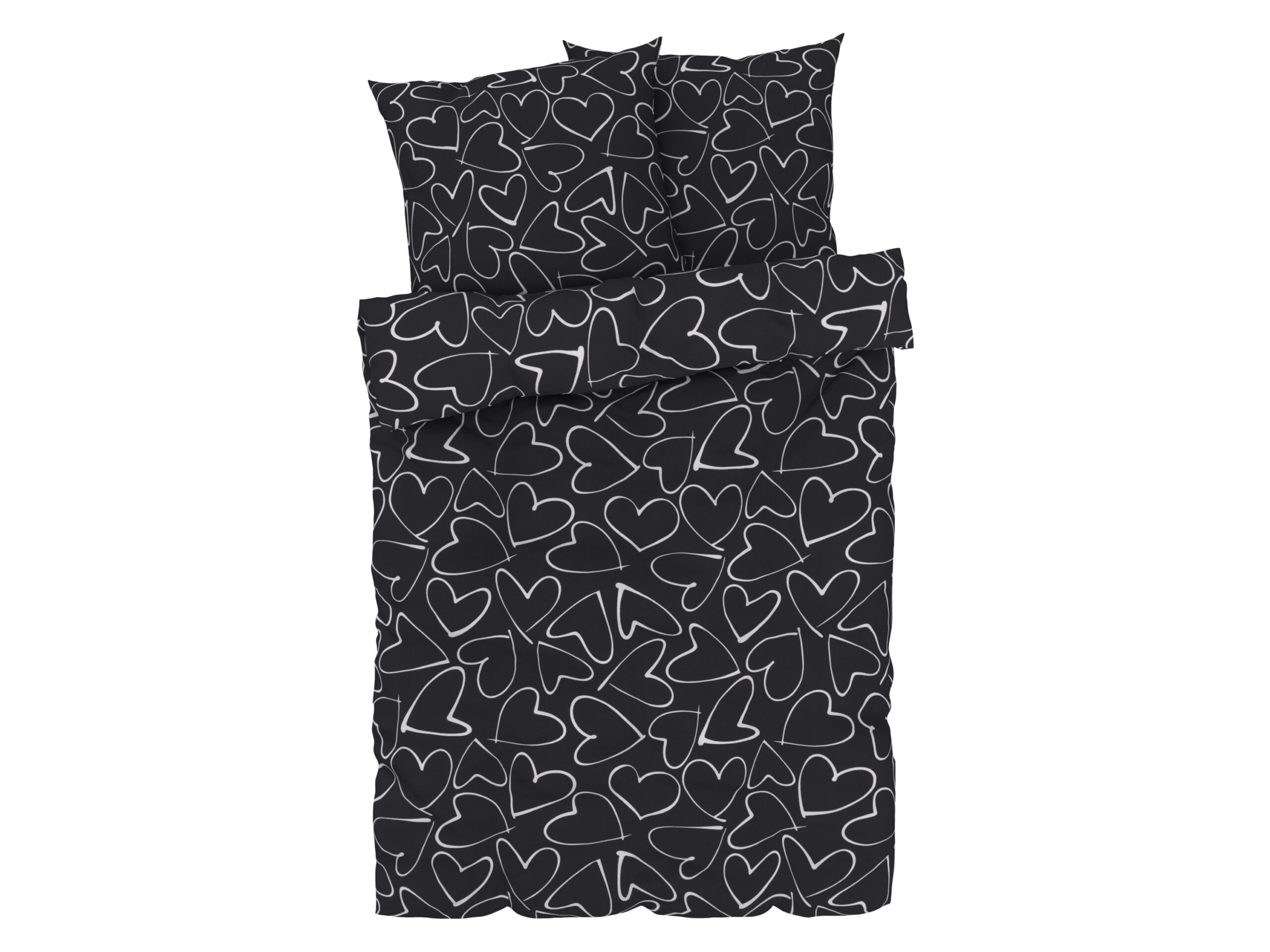 LIVARNO HOME Renforcé dekbedovertrek, 260 x 240 cm (Hartjes) (4052916183656)