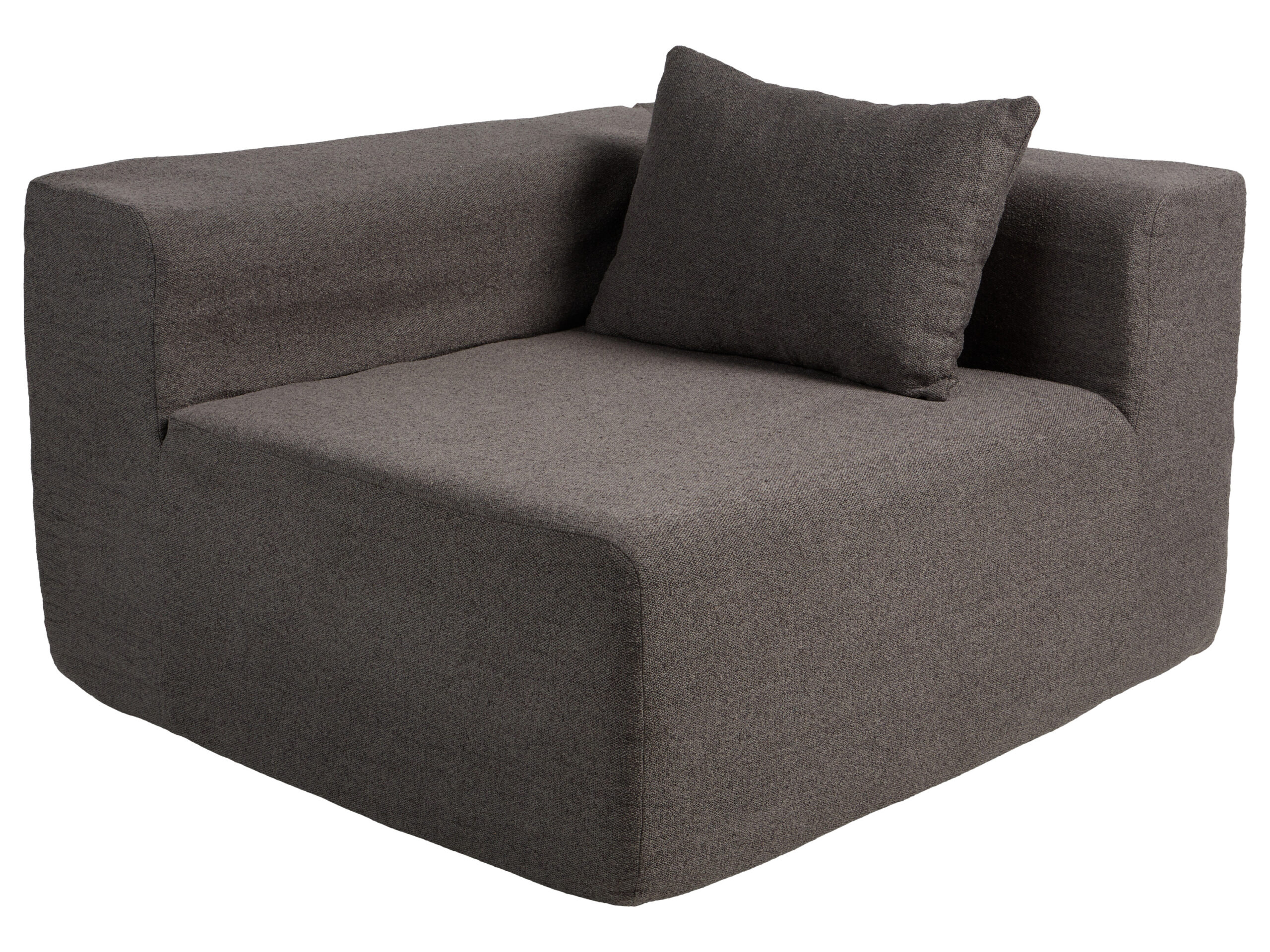 LIVARNO Modulaire bank, hoekelement rechts, grijs (4054599554068)